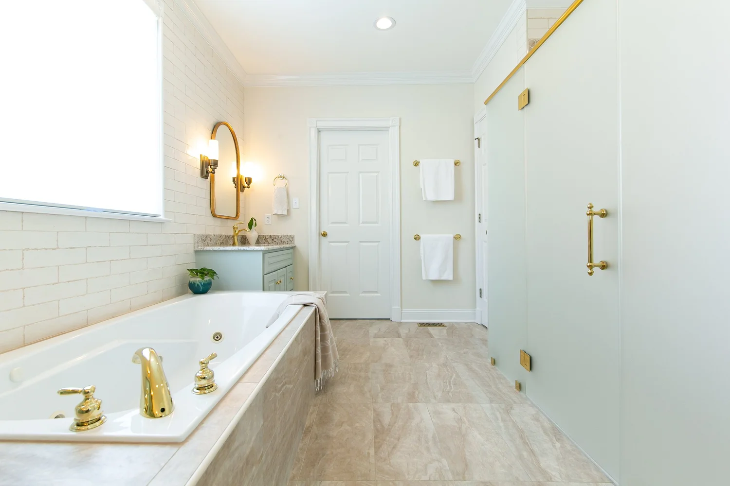 Fords Colony Williamsburg Virginia bathroom remodeling project completed by VanFleet Homes, photo 21
