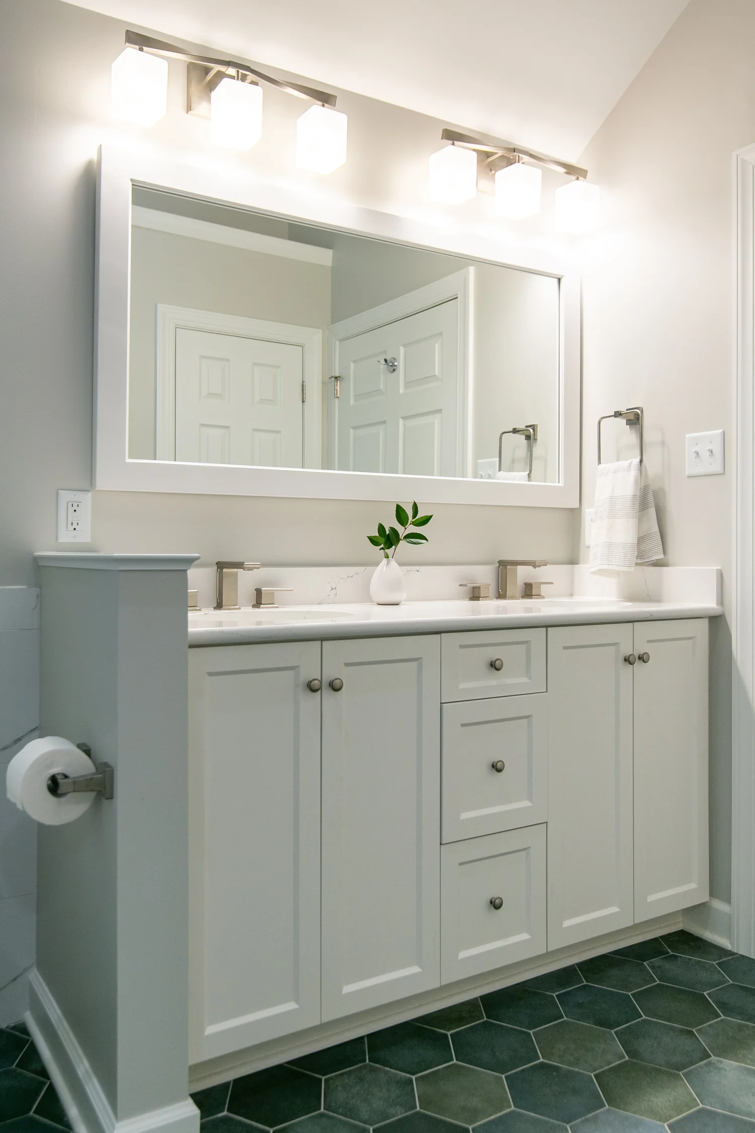 Powhatan Williamsburg Virginia bathroom remodeling project completed by VanFleet Homes, photo 22