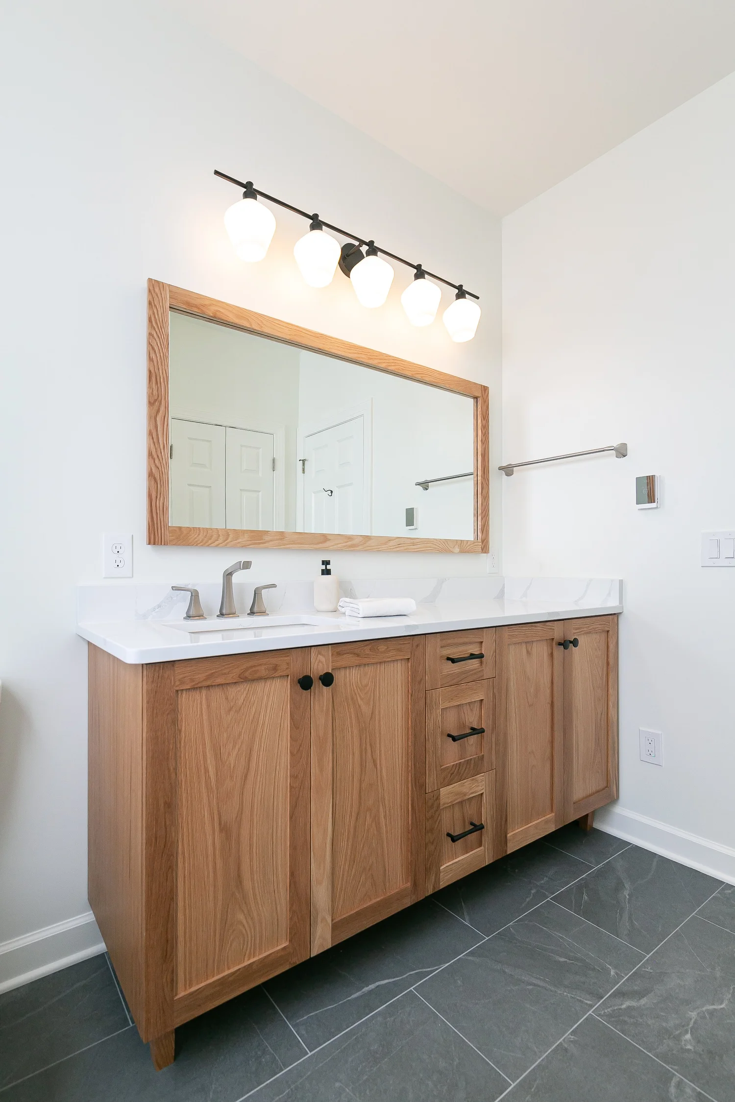 Holly Grove Williamsburg Virginia bathroom remodeling project completed by VanFleet Homes, photo 13