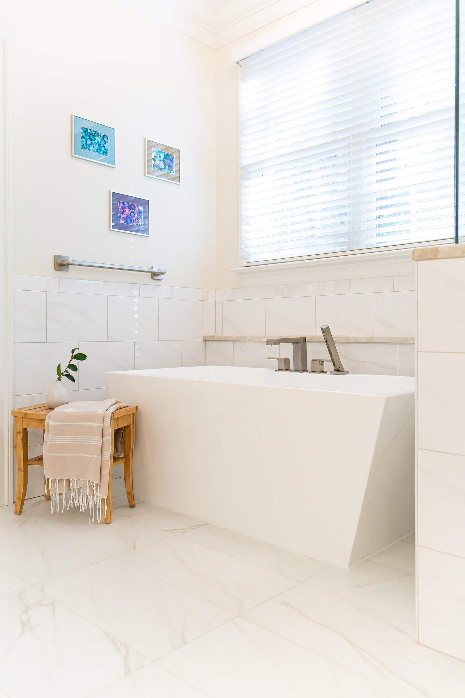 Fords Colony Williamsburg Virginia bathroom remodeling project completed by VanFleet Homes, photo 21