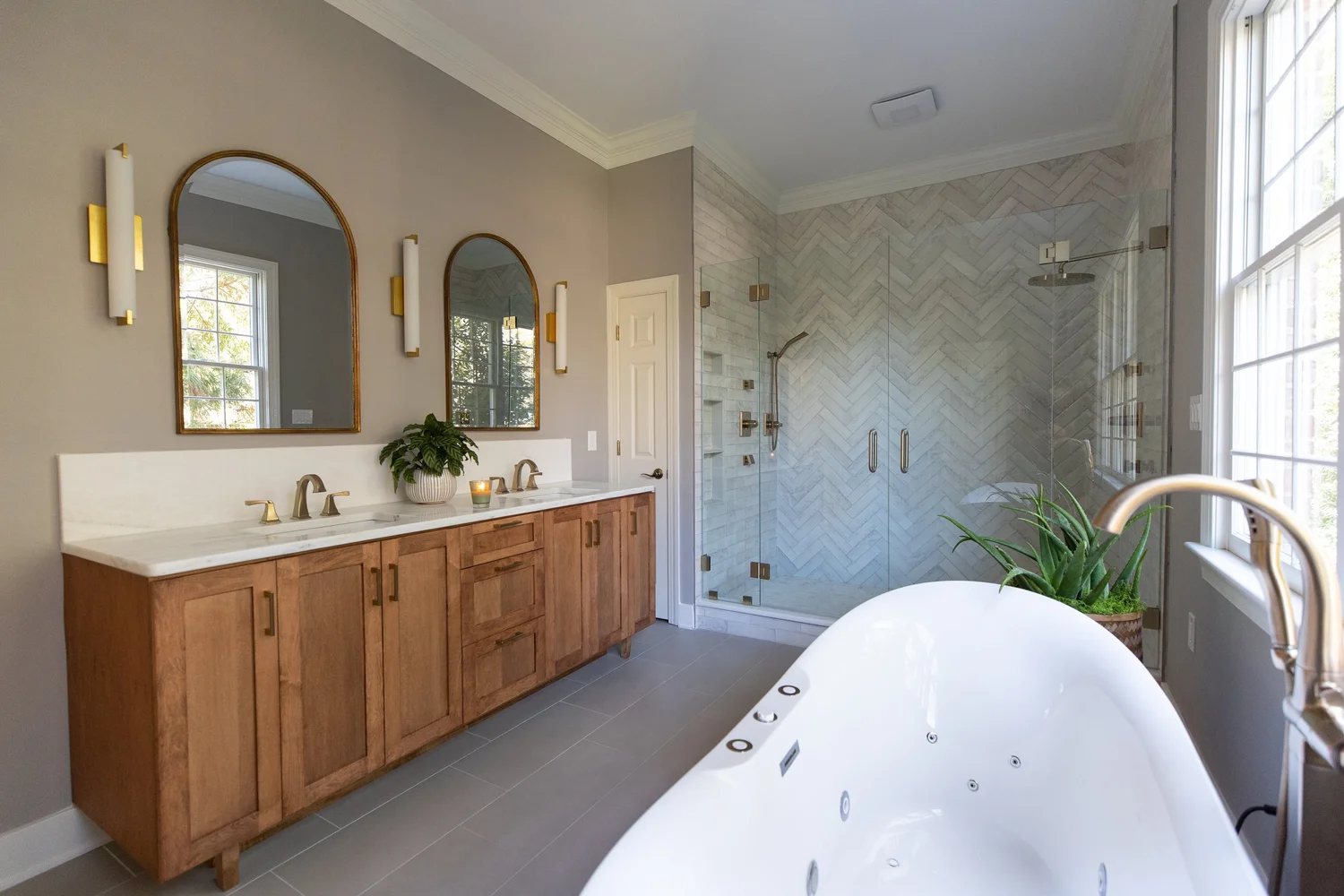 Fords Colony Williamsburg Virginia bathroom remodeling project completed by VanFleet Homes, photo 18