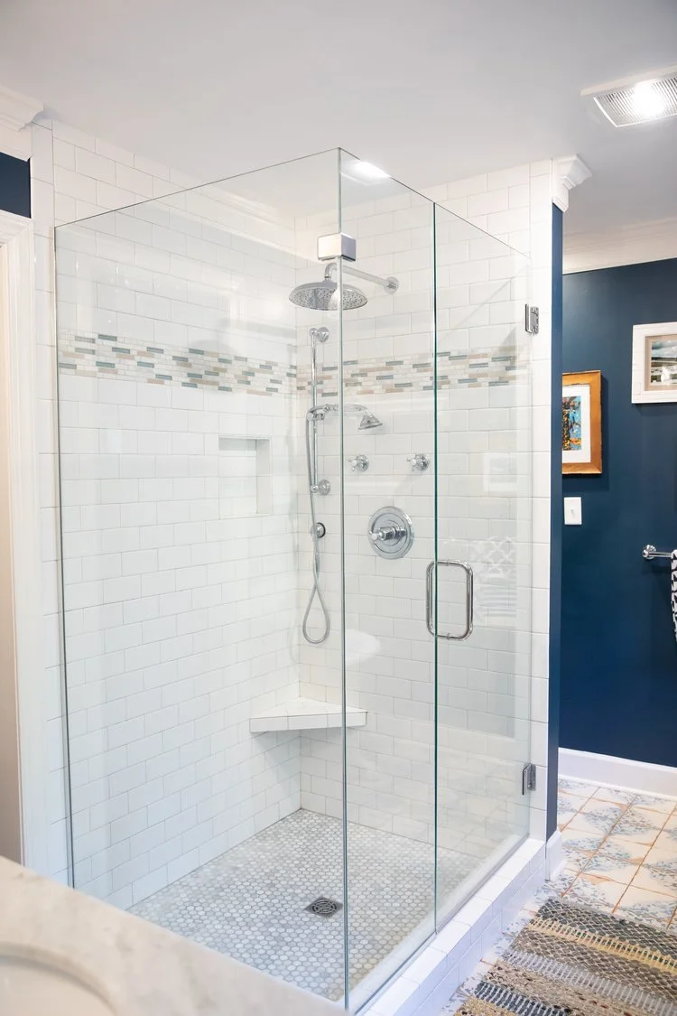 Multi-Bath Remodel Queenslake Williamsburg Virginia bathroom remodeling project completed by VanFleet Homes, photo 14