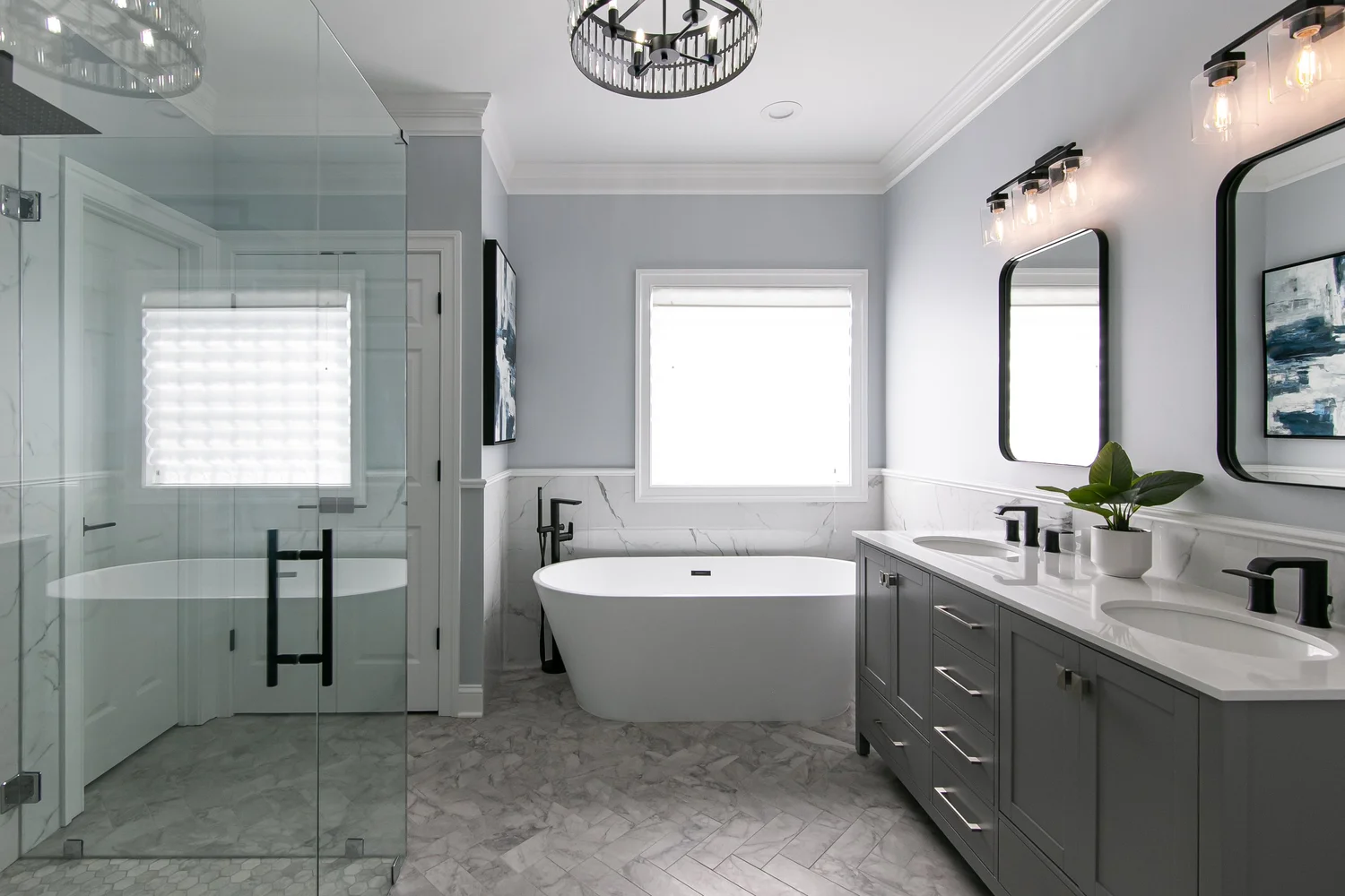 Greensprings West Williamsburg Virginia bathroom remodeling project completed by VanFleet Homes, photo 35