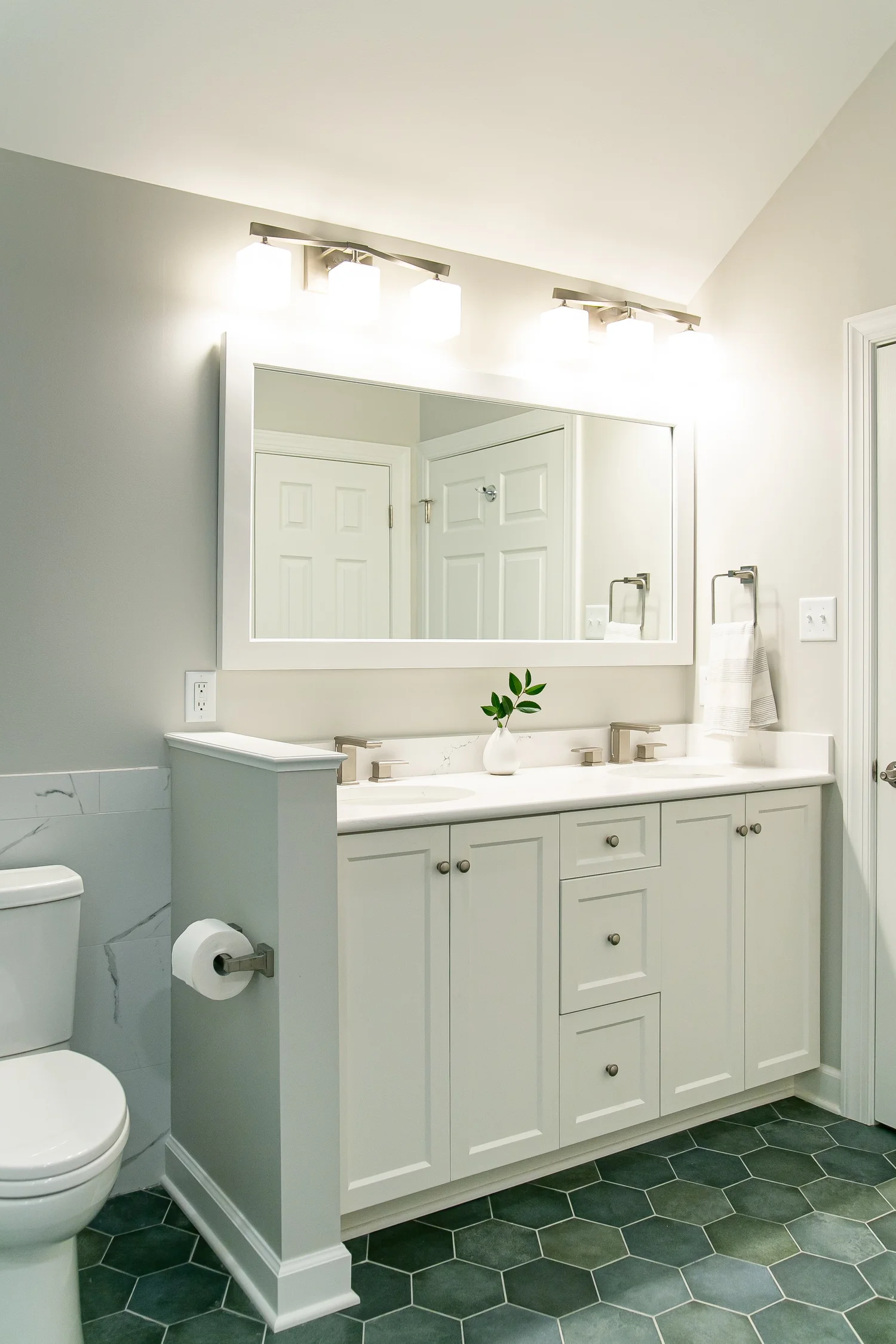Powhatan Williamsburg Virginia bathroom remodeling project completed by VanFleet Homes, photo 32
