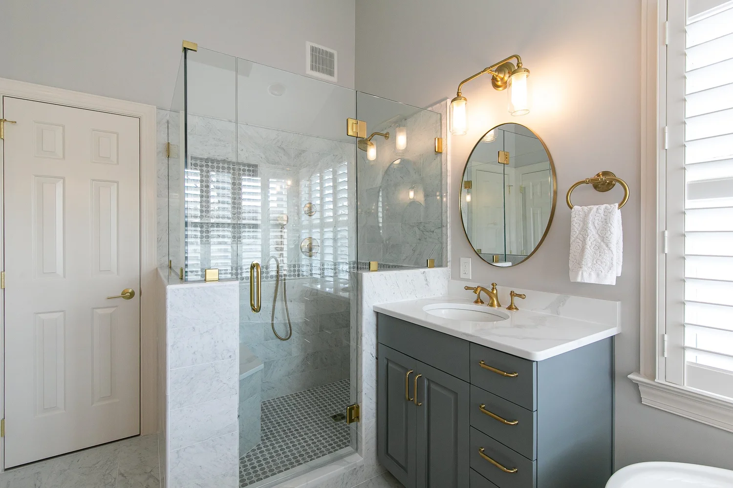 Kiln Creek Yorktown Virginia bathroom remodeling project completed by VanFleet Homes, photo 14