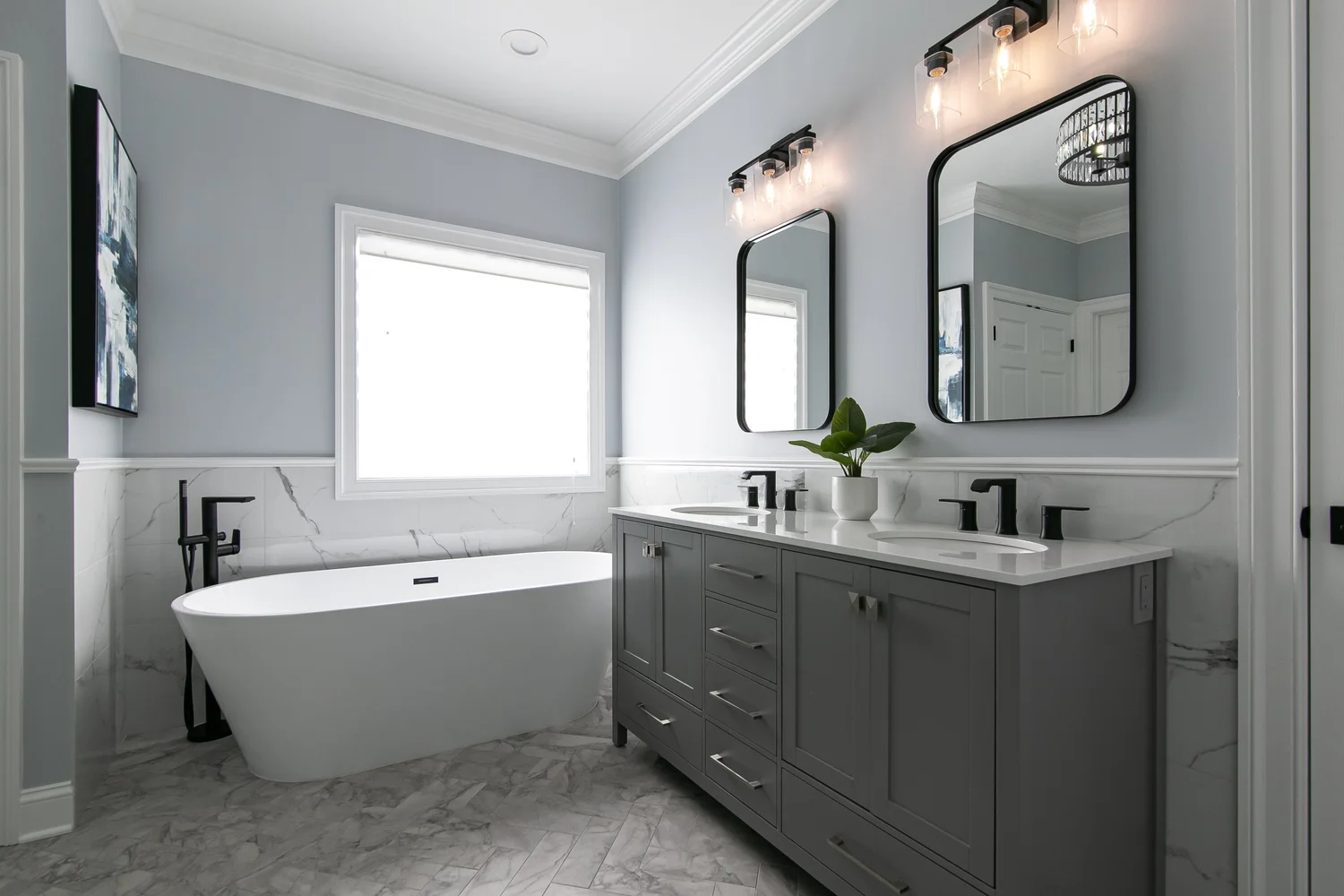 Greensprings West Williamsburg Virginia bathroom remodeling project completed by VanFleet Homes, photo 10