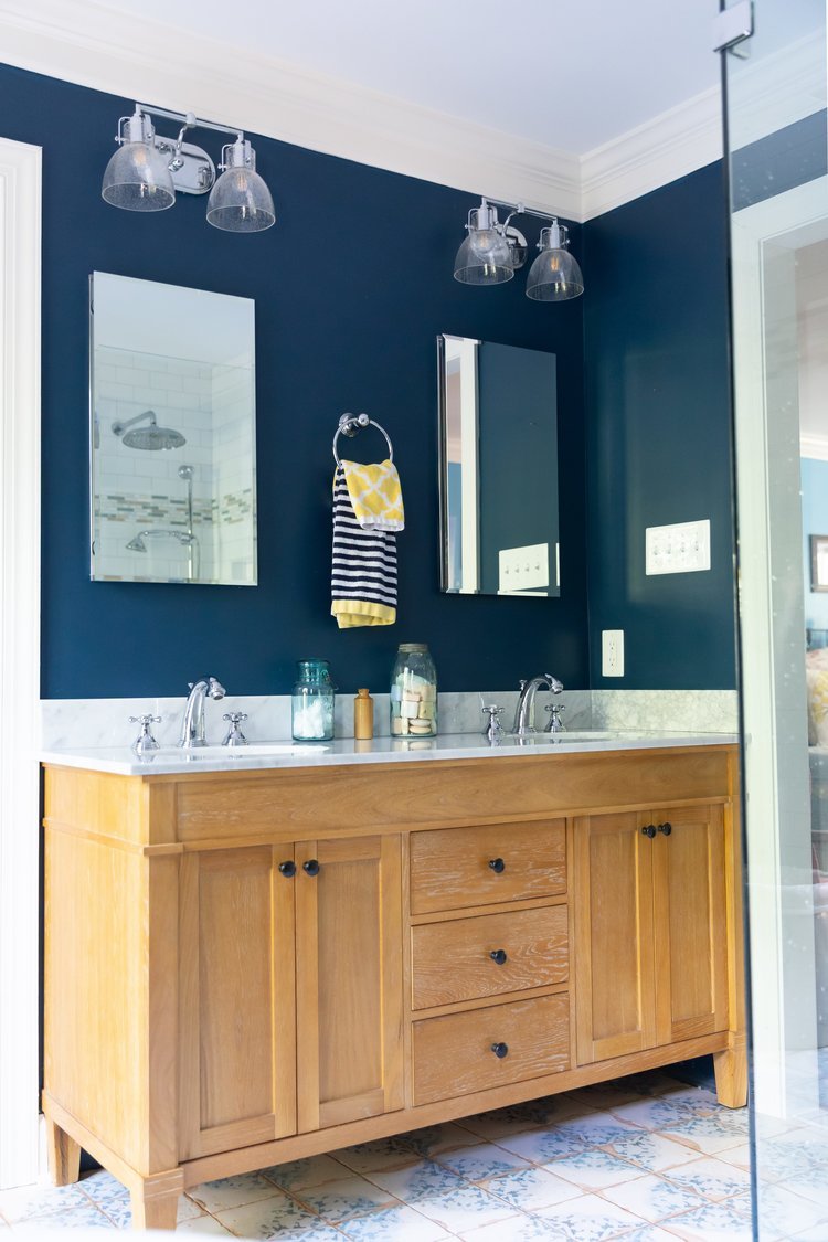 Multi-Bath Remodel Queenslake Williamsburg Virginia bathroom remodeling project completed by VanFleet Homes, photo 18