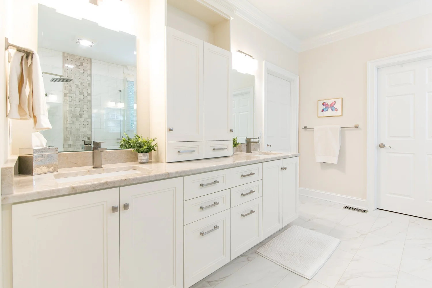 Fords Colony Williamsburg Virginia bathroom remodeling project completed by VanFleet Homes, photo 10