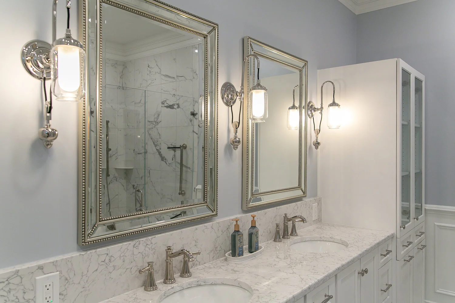 Fords Colony Williamsburg Virginia bathroom remodeling project completed by VanFleet Homes, photo 46