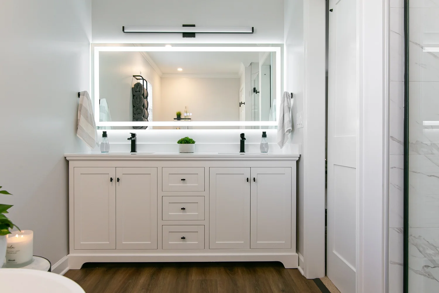 Scotts Pond Williamsburg Virginia bathroom remodeling project completed by VanFleet Homes, photo 27
