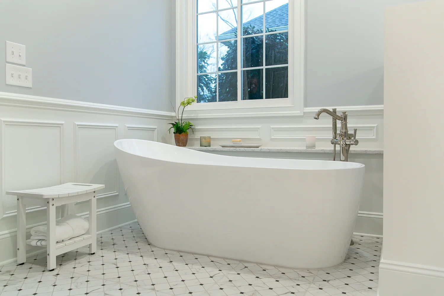 Fords Colony Williamsburg Virginia bathroom remodeling project completed by VanFleet Homes, photo 36