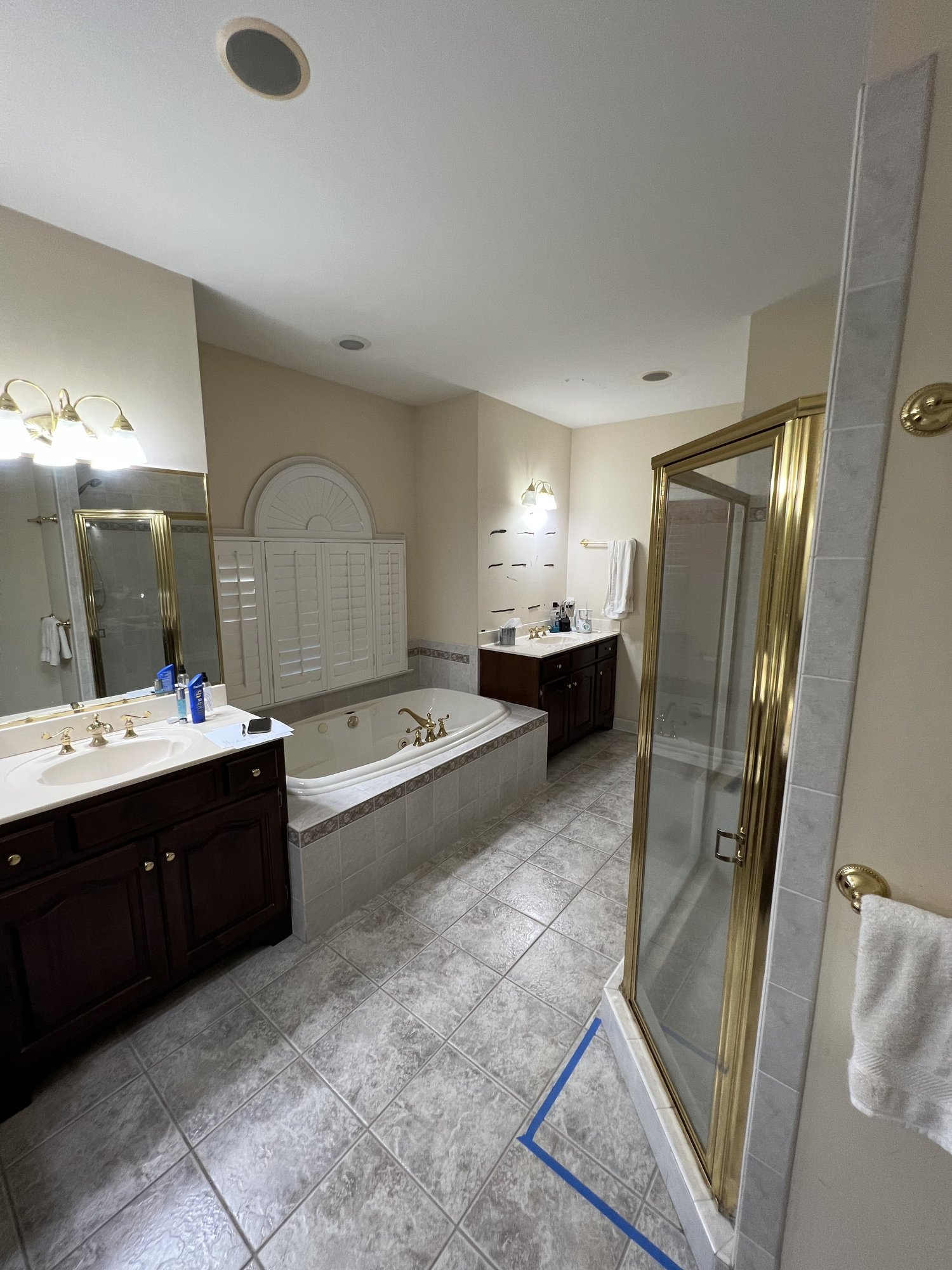 Fords Colony Williamsburg Virginia bathroom remodeling project completed by VanFleet Homes, photo 67