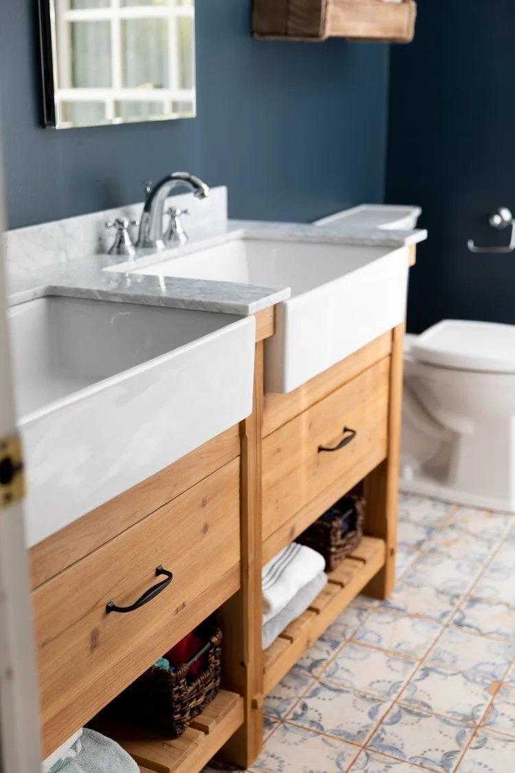 Multi-Bath Remodel Queenslake Williamsburg Virginia bathroom remodeling project completed by VanFleet Homes, photo 10