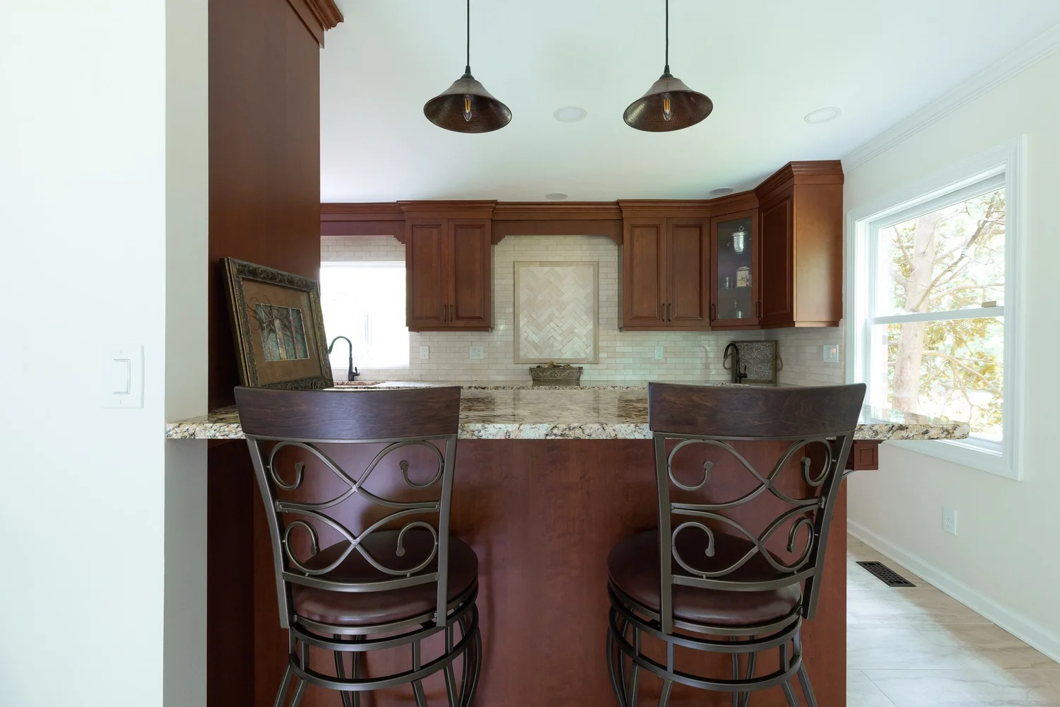 Kitchen Remodel Fenton Mill Williamsburg Virginia kitchen remodeling project completed by VanFleet Homes, photo 4