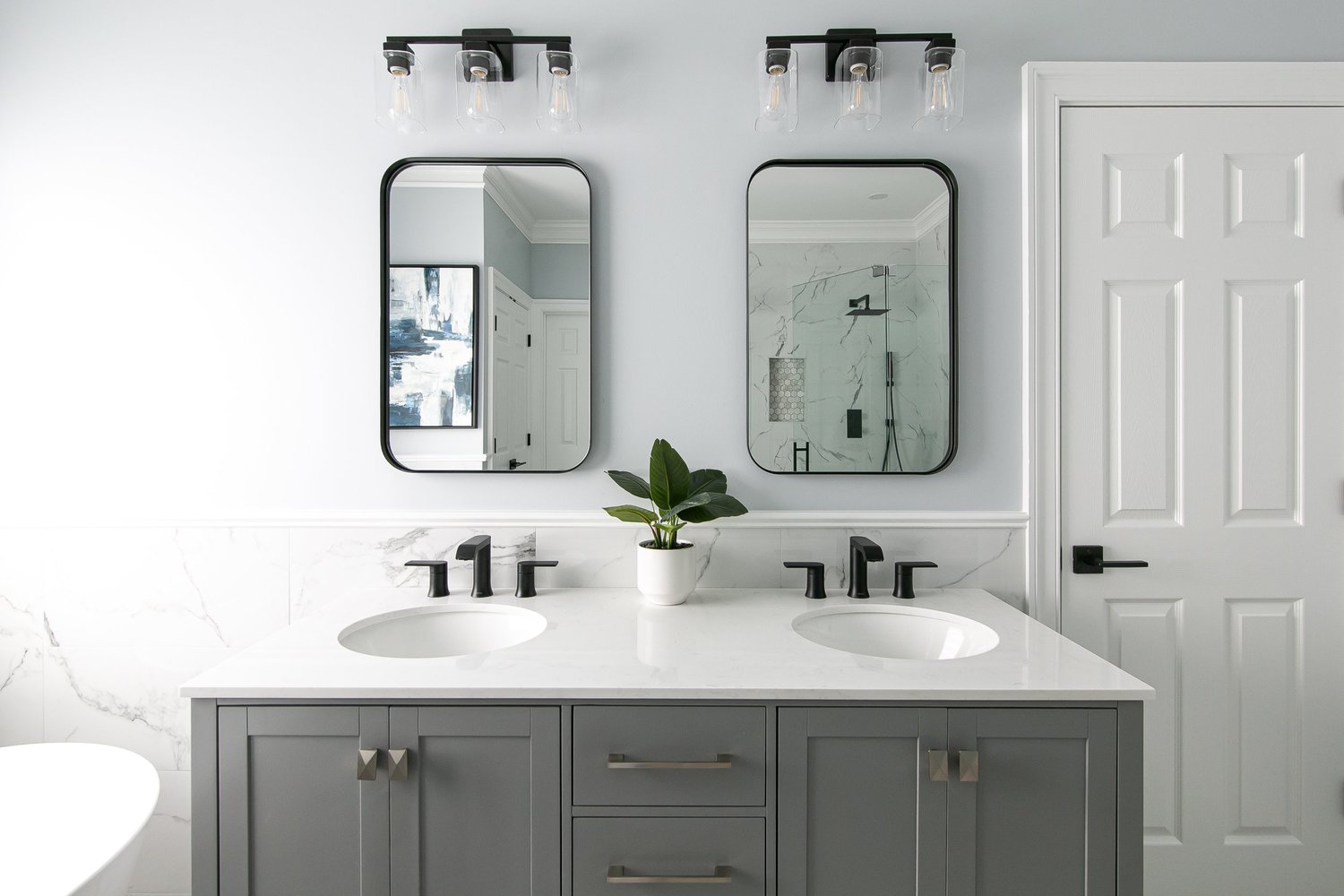 Greensprings West Williamsburg Virginia bathroom remodeling project completed by VanFleet Homes, photo 28