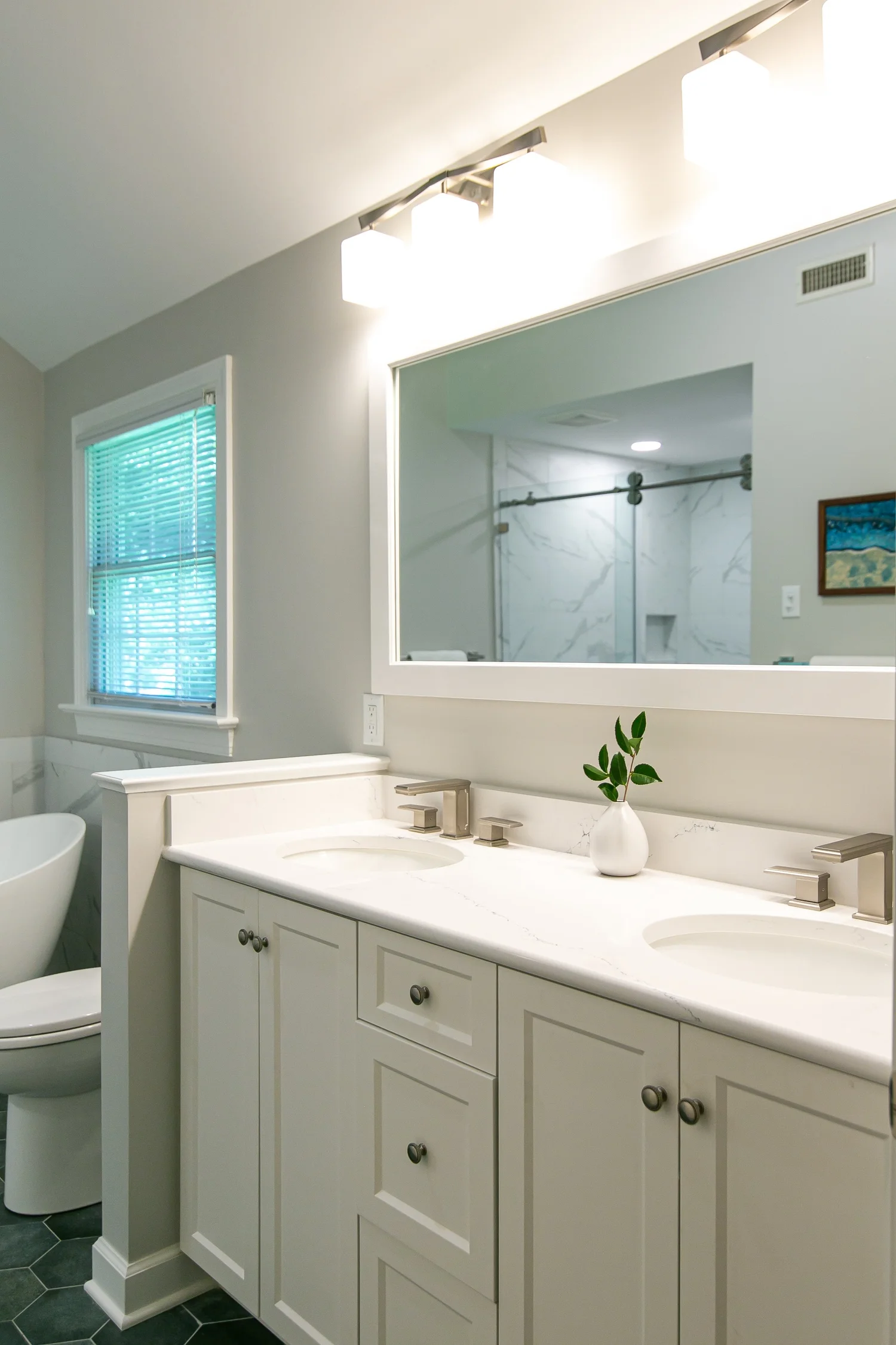Powhatan Williamsburg Virginia bathroom remodeling project completed by VanFleet Homes, photo 21