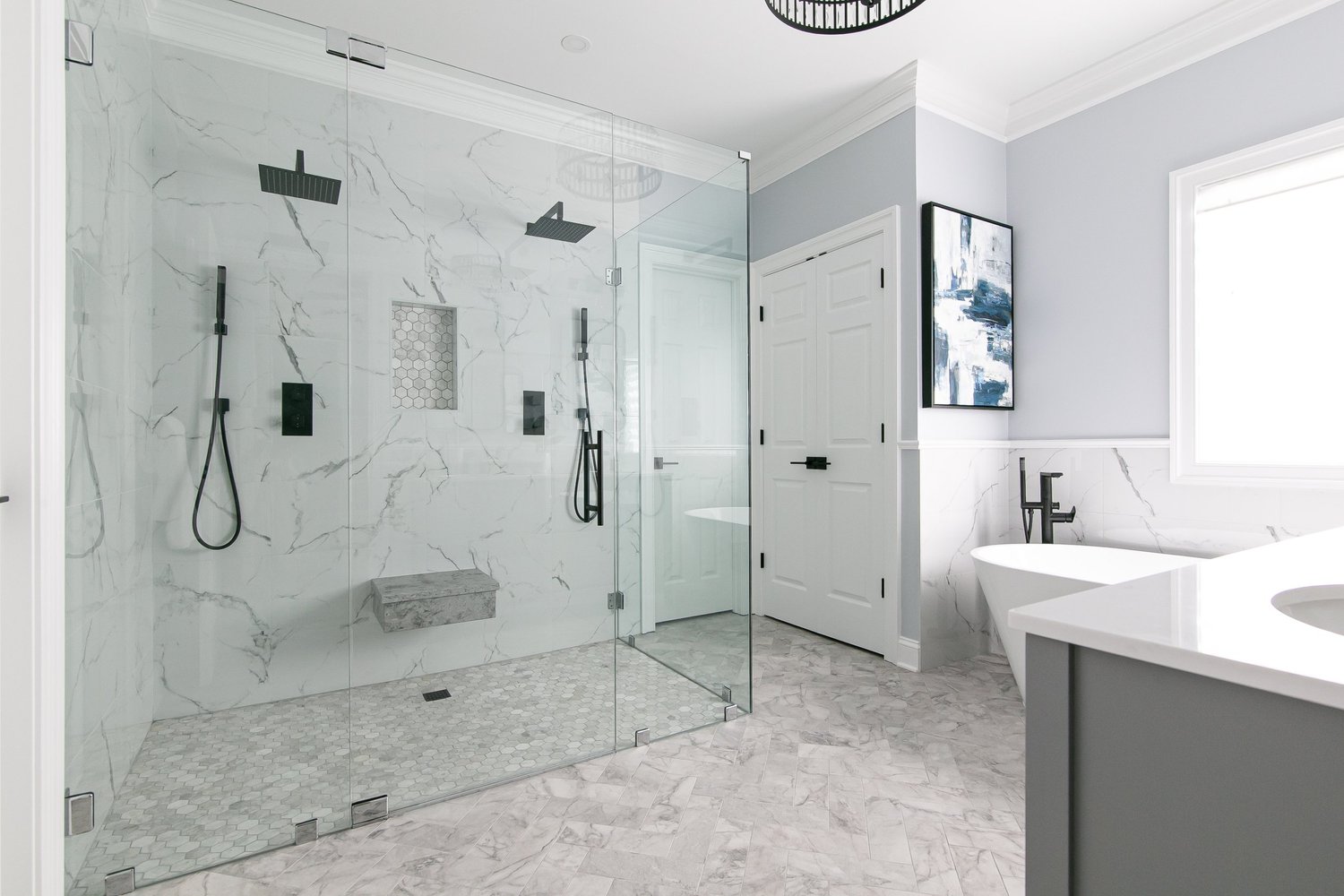Greensprings West Williamsburg Virginia bathroom remodeling project completed by VanFleet Homes, photo 48