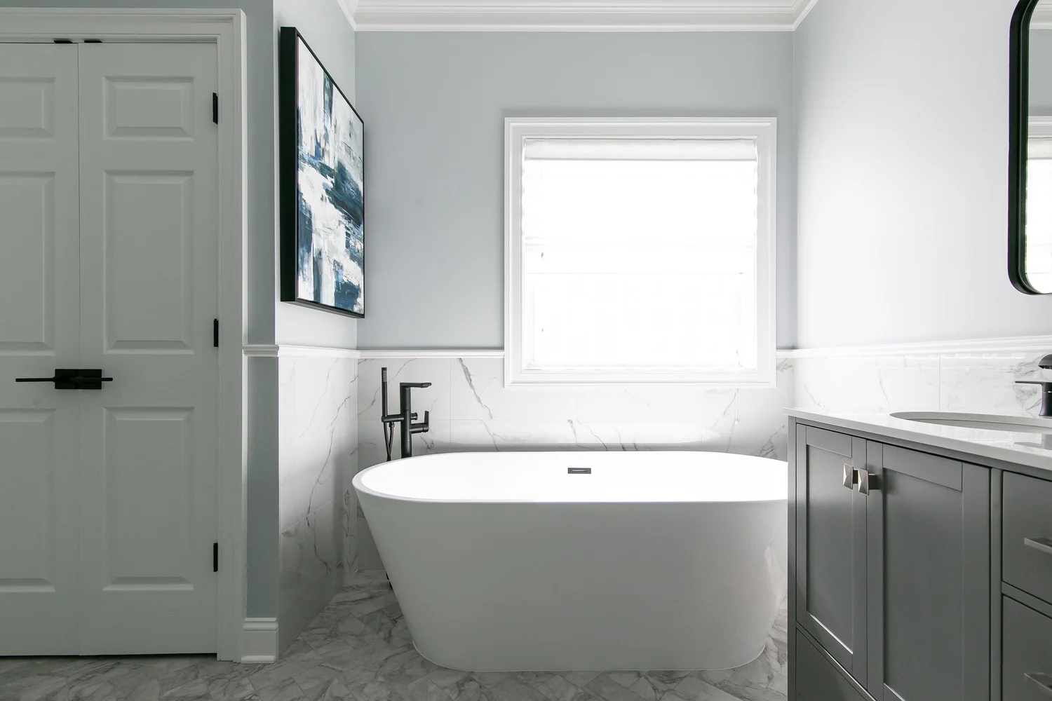 Greensprings West Williamsburg Virginia bathroom remodeling project completed by VanFleet Homes, photo 45