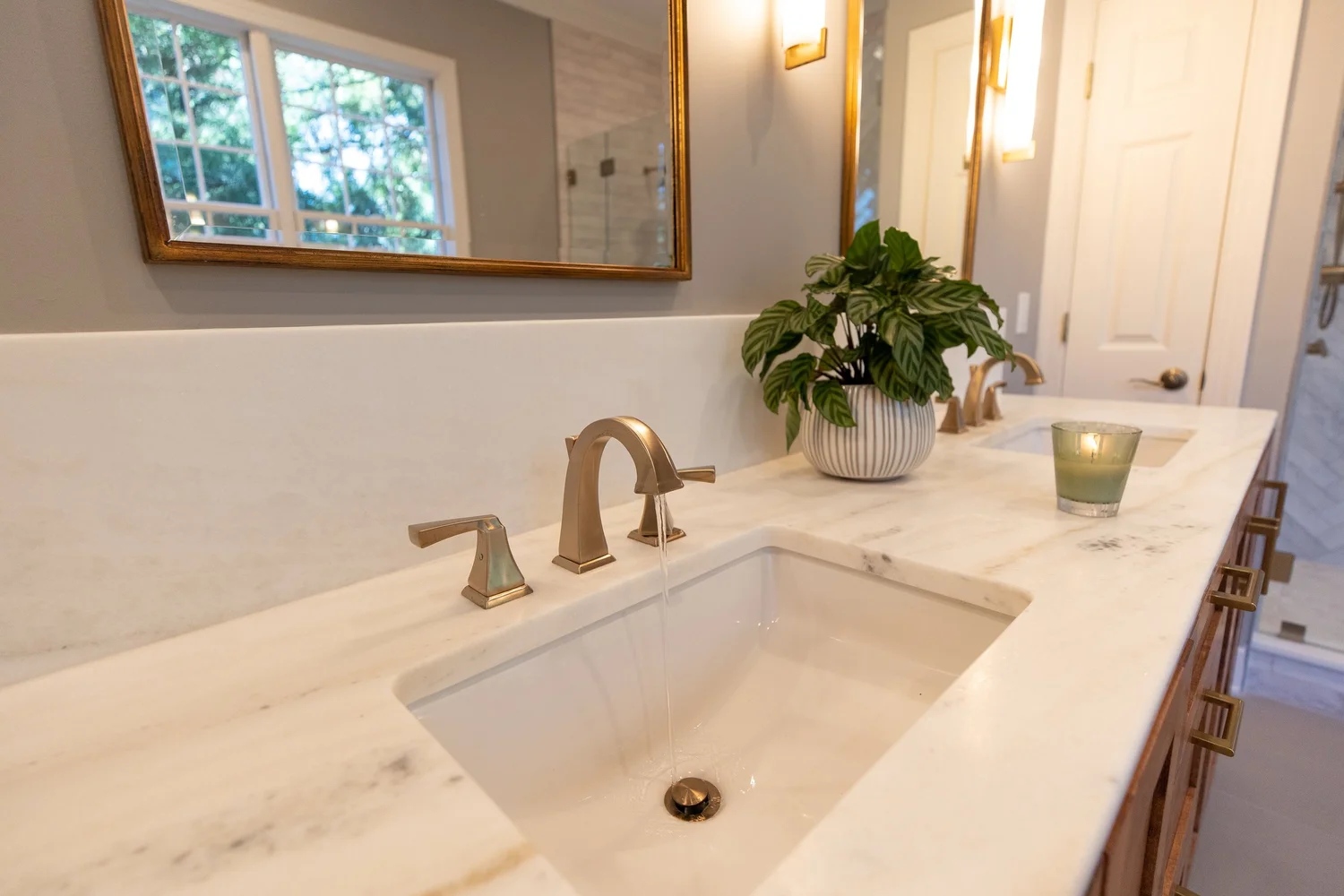 Fords Colony Williamsburg Virginia bathroom remodeling project completed by VanFleet Homes, photo 17