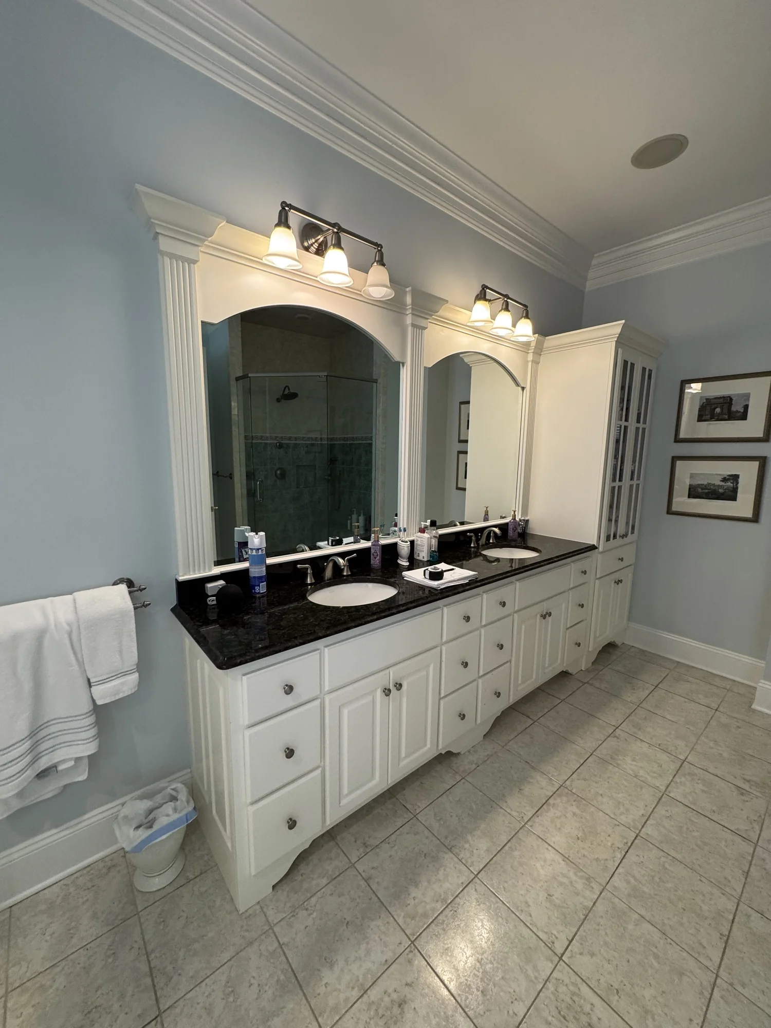 Fords Colony Williamsburg Virginia bathroom remodeling project completed by VanFleet Homes, photo 73