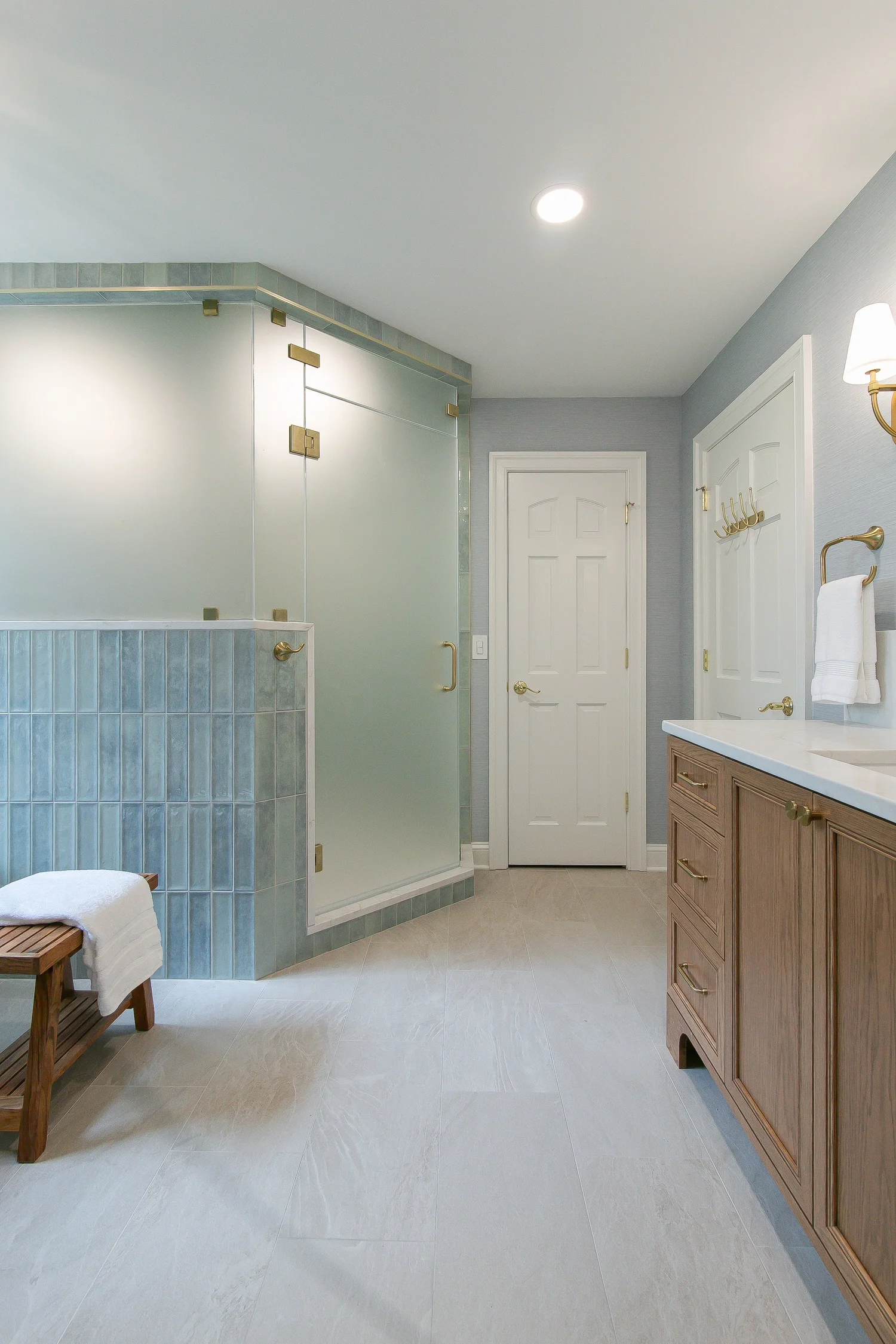 Fords Colony Williamsburg Virginia bathroom remodeling project completed by VanFleet Homes, photo 13