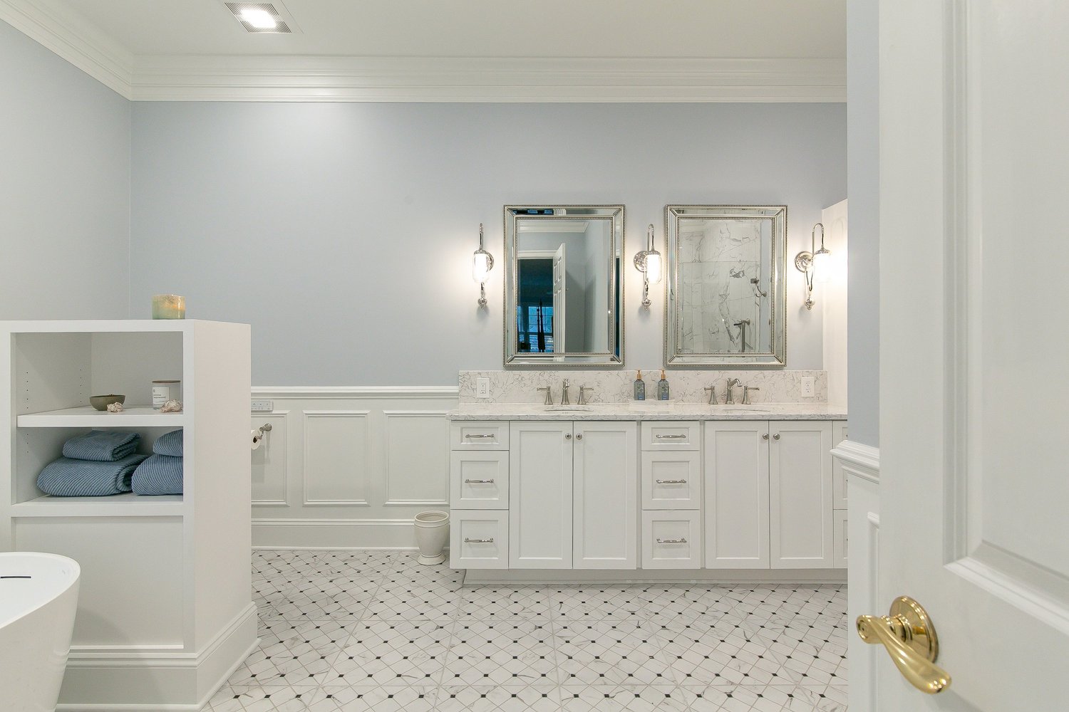 Fords Colony Williamsburg Virginia bathroom remodeling project completed by VanFleet Homes, photo 39
