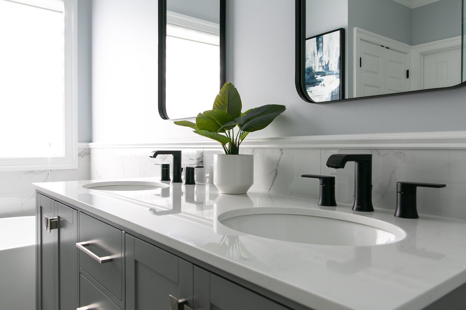 Greensprings West Williamsburg Virginia bathroom remodeling project completed by VanFleet Homes, photo 26