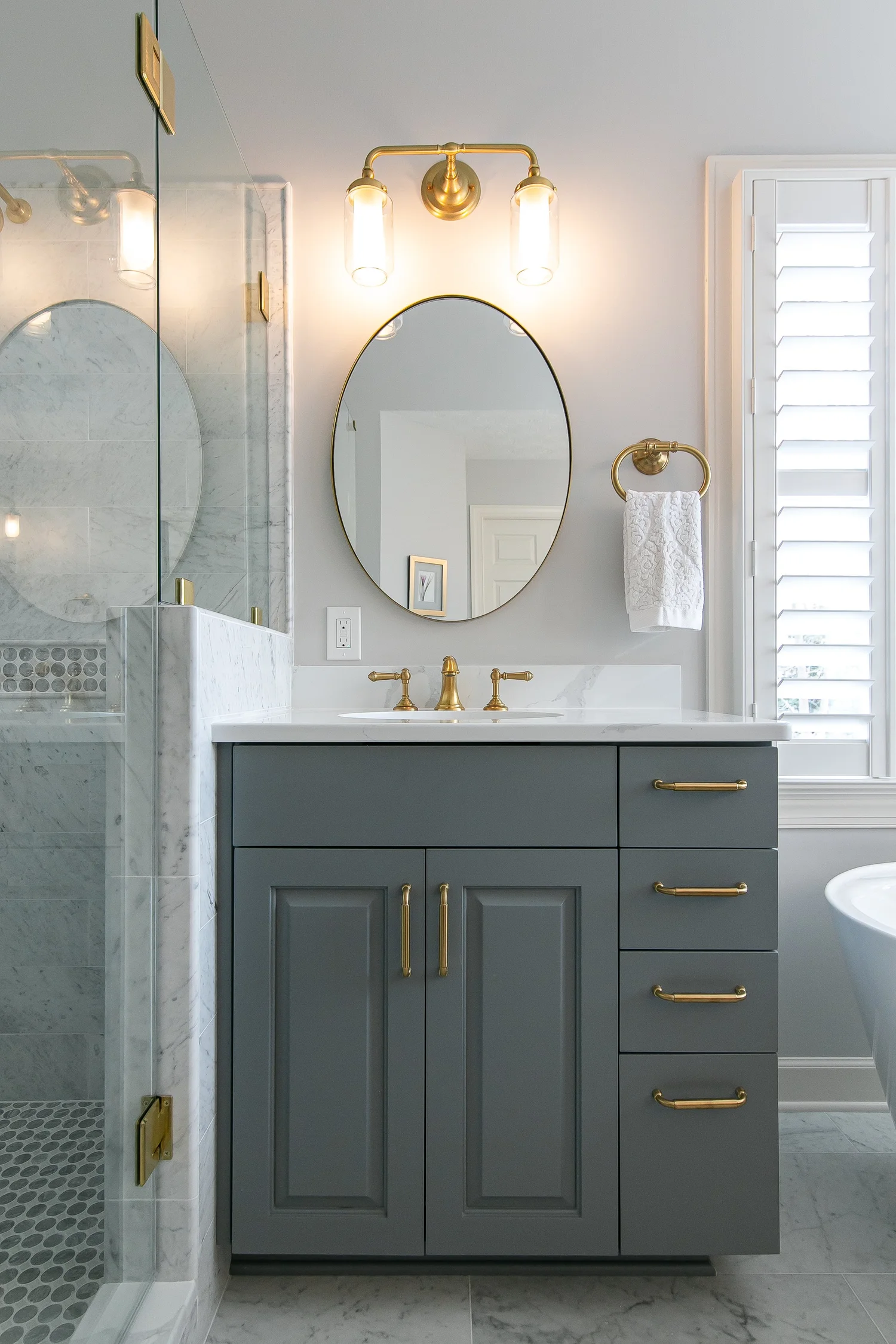 Kiln Creek Yorktown Virginia bathroom remodeling project completed by VanFleet Homes, photo 26