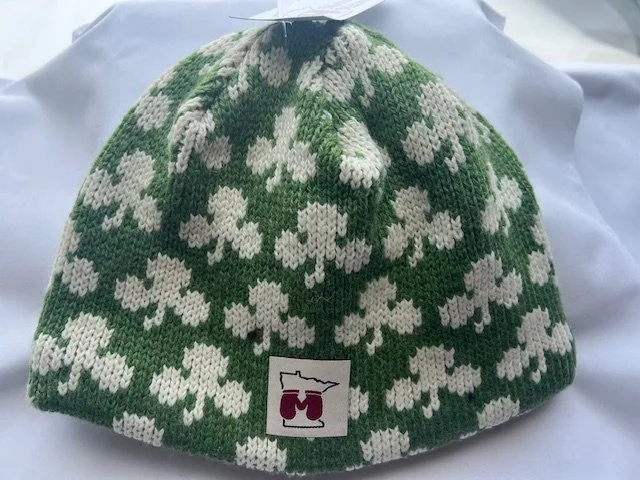 Wool/Fleece Adult Hat Shamrocks