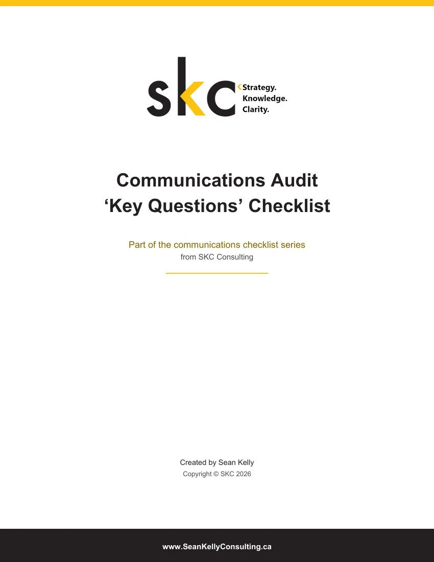Communications Audit 'Key Questions' Checklist