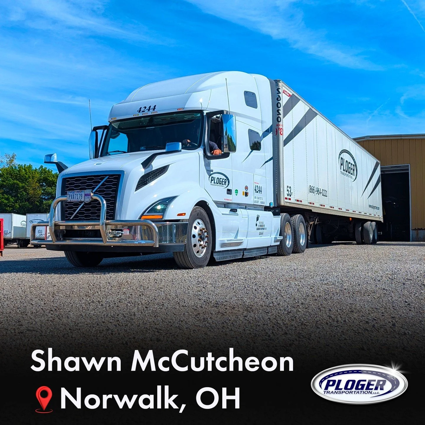 📢 𝗥𝗼𝗮𝗱 𝗥𝗲𝗮𝗱𝘆! 🚛💨

Look who's hitting the road! It's our own dedicated driver, 𝗦𝗵𝗮𝘄𝗻 𝗠𝗰𝗖𝘂𝘁𝗰𝗵𝗲𝗼𝗻, getting ready to roll out of the Ploger yard and head West!

Next stop: 𝗪𝗲𝘀𝘁 𝗖𝗵𝗶𝗰𝗮𝗴𝗼, 𝗜𝗹𝗹𝗶𝗻𝗼𝗶𝘀! Shawn's got 