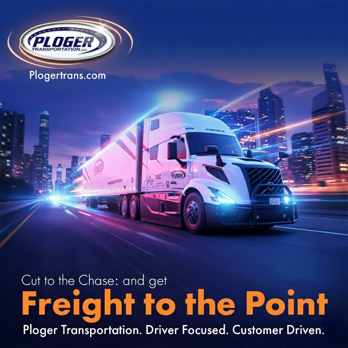 🎯𝐋𝐞𝐭'𝐬 𝐜𝐮𝐭 𝐭𝐨 𝐭𝐡𝐞 𝐜𝐡𝐚𝐬𝐞 𝐚𝐧𝐝 𝐠𝐞𝐭 𝐟𝐫𝐞𝐢𝐠𝐡𝐭 𝐭𝐨 𝐭𝐡𝐞 𝐩𝐨𝐢𝐧𝐭. 🎯

Tired of delays and excuses? You need a partner who delivers.

At Ploger Transportation, we don't just move freight&mdash;we deliver reliability. We ar