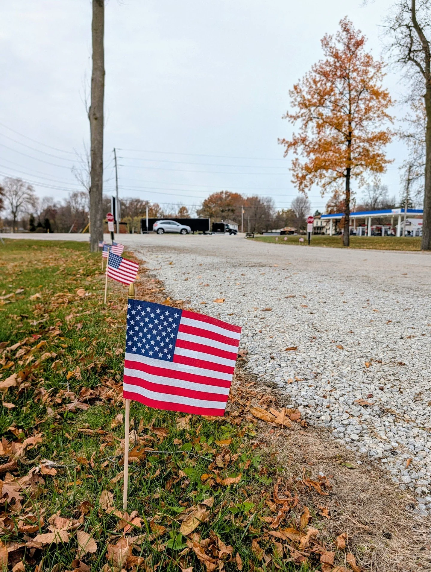Give our Veterans a honk if you pass by the terminal this week! 15 flags at the entrance of the yard for our 15 Ploger Veterans! Thank you for your service! 🇺🇸🪖🎖️