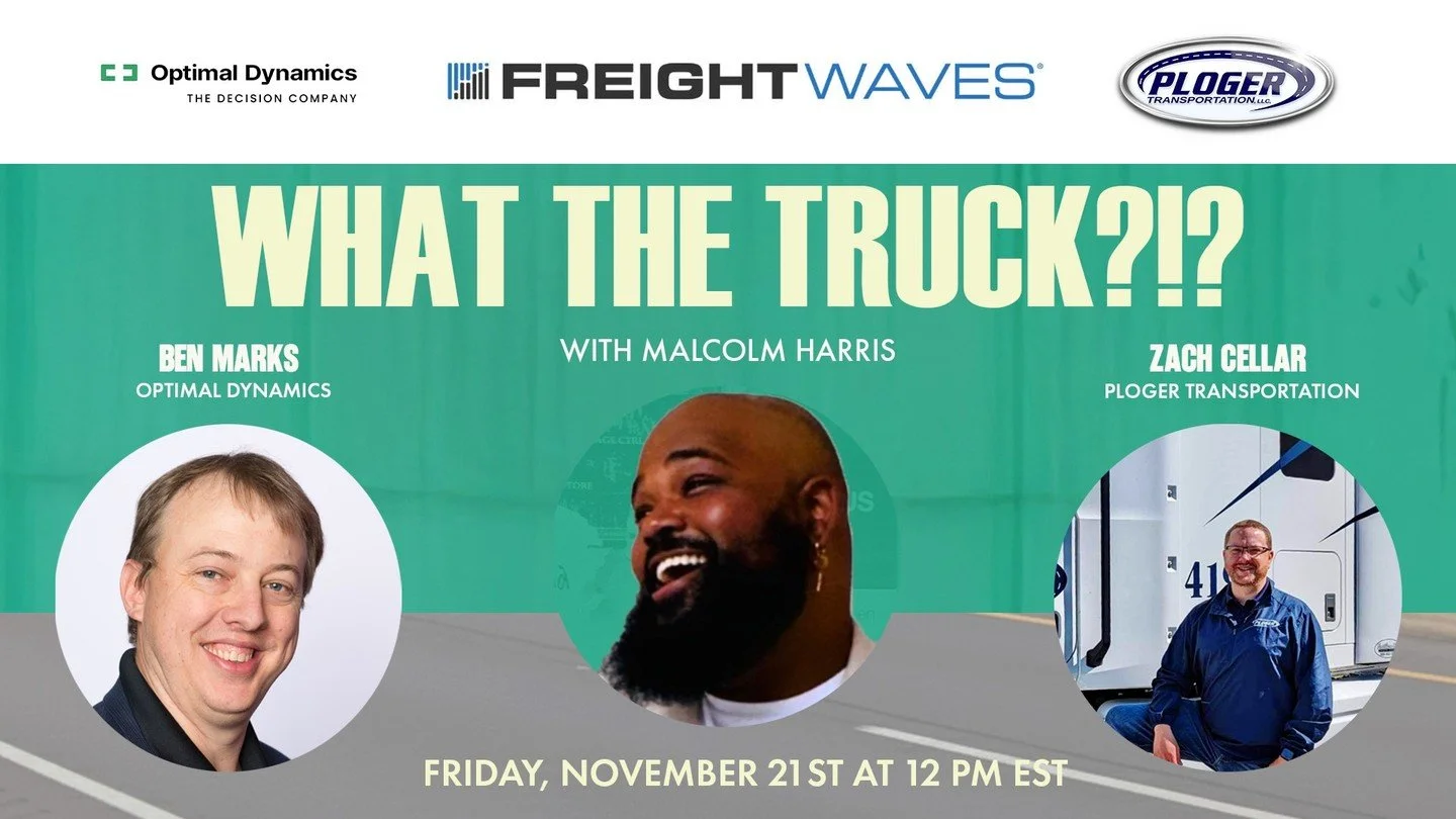 🎙️ 𝐌𝐚𝐫𝐤 𝐘𝐨𝐮𝐫 𝐂𝐚𝐥𝐞𝐧𝐝𝐚𝐫𝐬! 🗓️

Join us next 𝐅𝐫𝐢𝐝𝐚𝐲, 𝐍𝐨𝐯𝐞𝐦𝐛𝐞𝐫 𝟐𝟏𝐬𝐭, as Ploger Transportation's Operations Manager, 𝐙𝐚𝐜𝐡 𝐂𝐞𝐥𝐥𝐚𝐫, joins host Malcolm Harris on the FreightWaves show &quot;𝐖𝐇𝐀𝐓 𝐓𝐇𝐄 𝐓𝐑𝐔