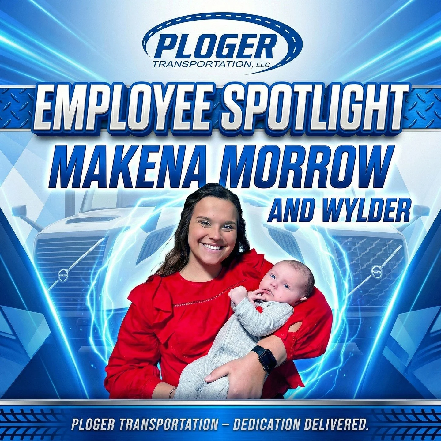 🍼 𝐄𝐦𝐩𝐥𝐨𝐲𝐞𝐞 𝐒𝐩𝐨𝐭𝐥𝐢𝐠𝐡𝐭: 𝐌𝐚𝐤𝐞𝐧𝐚 𝐌𝐨𝐫𝐫𝐨𝐰 𝐚𝐧𝐝 𝐍𝐞𝐰𝐞𝐬𝐭 𝐌𝐞𝐦𝐛𝐞𝐫 𝐨𝐟 𝐭𝐡𝐞 𝐏𝐥𝐨𝐠𝐞𝐫 𝐓𝐞𝐚𝐦! 🚛

Stop what you&rsquo;re doing and join us in a HUGE celebration! We are sending a massive round of applause and m