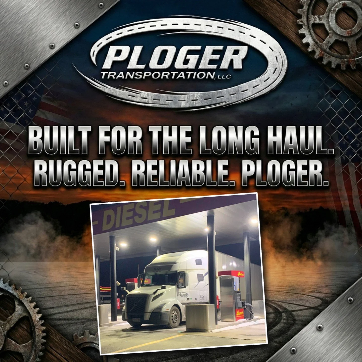 Check out our very own Chris Bergman grabbing a quick fill-up out in the Keystone State! 🌲 Pennsylvania miles are no joke, but Chris makes it look easy.

We love seeing our drivers out there keeping the wheels turning and the freight moving. Whether