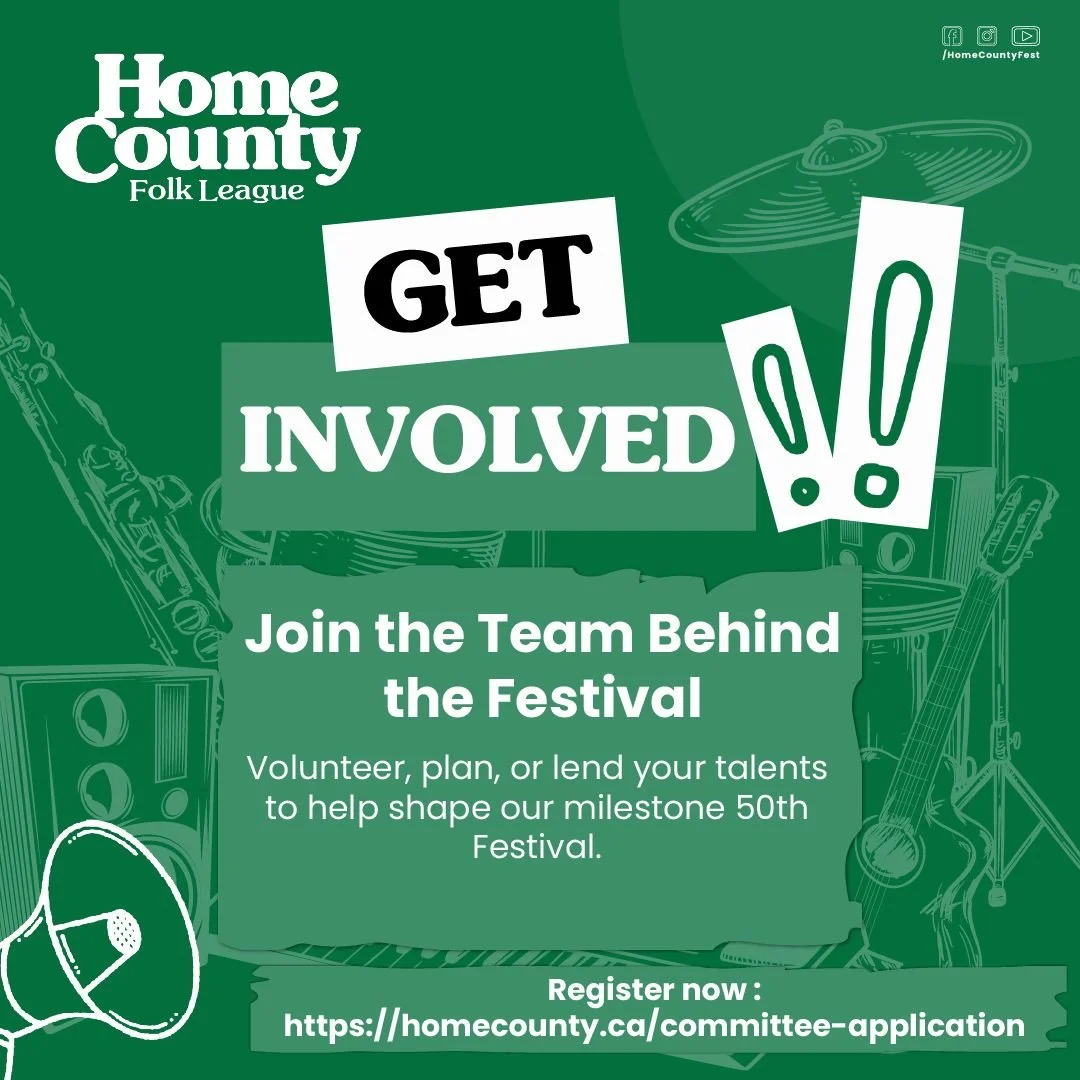 Home County has always been about people &mdash; artists, volunteers, neighbours, and music lovers coming together to make something beautiful happen in the heart of London. 💚

As we prepare for our 50th Festival, we&rsquo;re looking for fresh energ