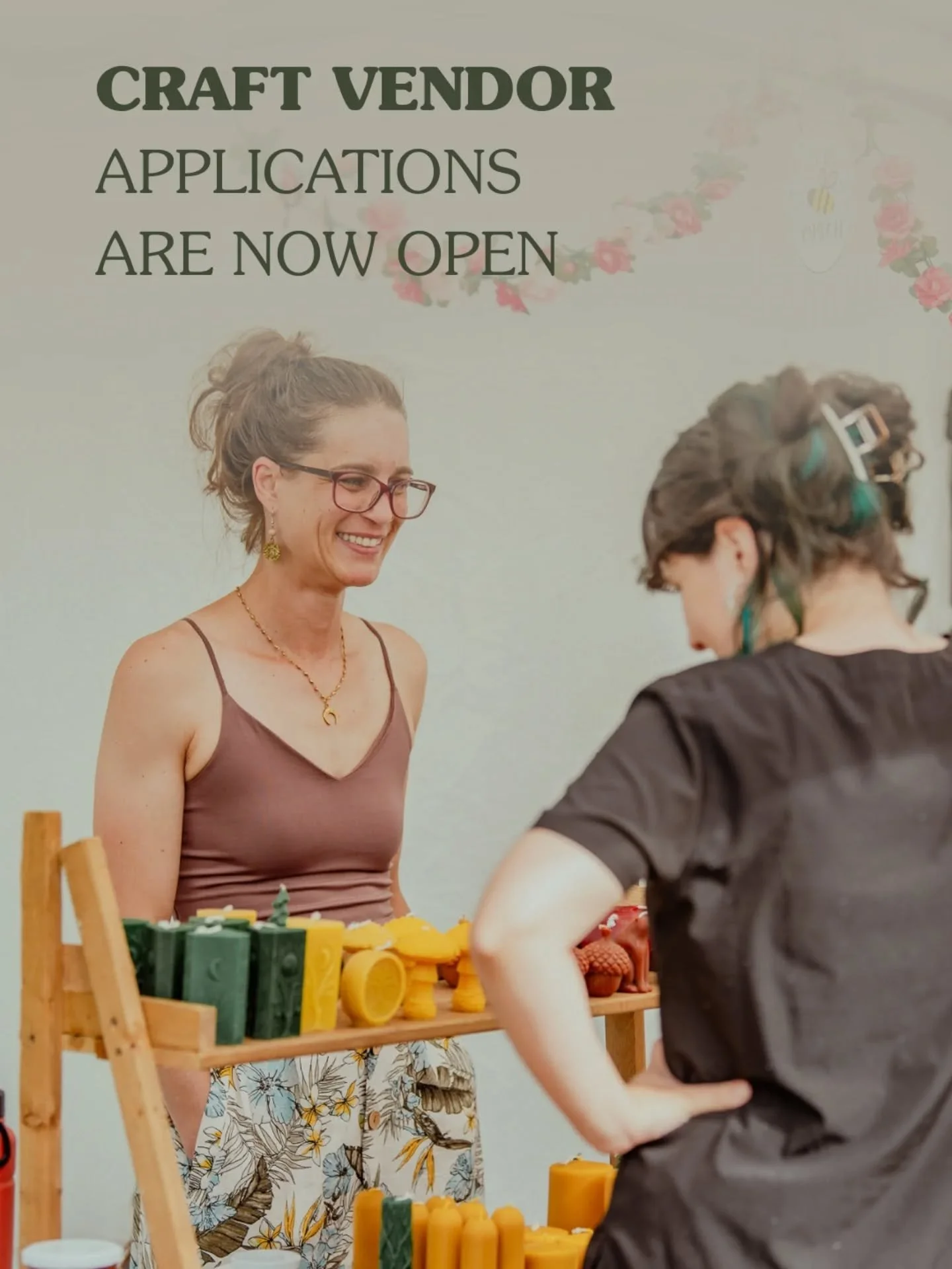 Calling all crafters, makers, and artisans: applications are now open on our website! 🎨 🏺&nbsp;

Each year, we have the pleasure of showcasing some of the finest artistry and craftsmanship in the region at our artisan craft market. It's a big part 