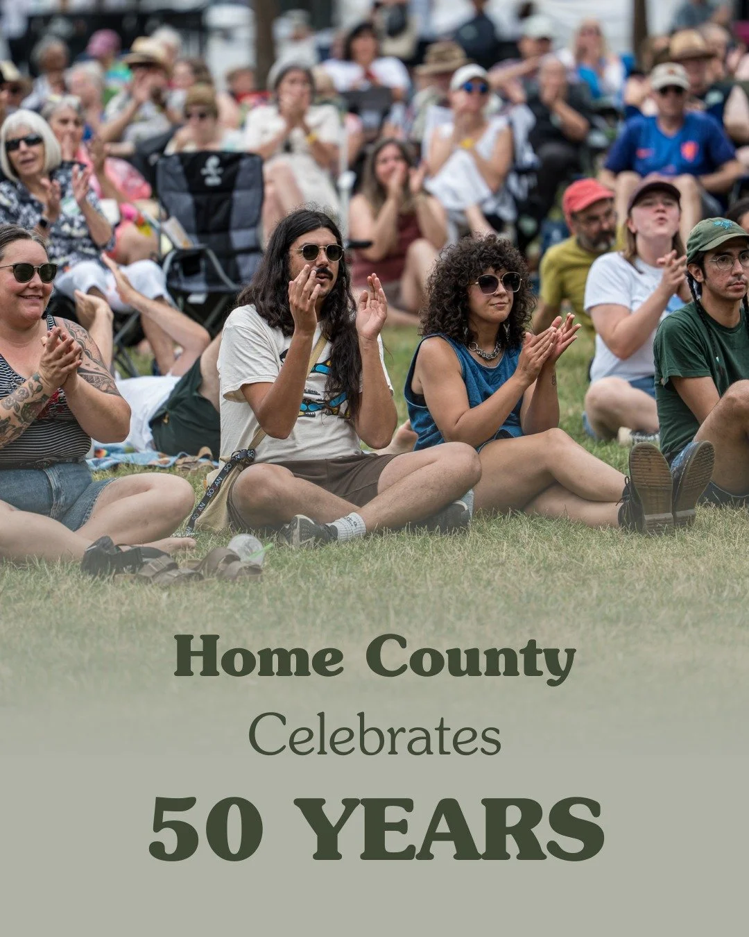 50 years of music, art, and community 🎶

It&rsquo;s hard to believe, but Home County is turning 50 this year - and we&rsquo;re already looking forward to another summer in the park.

Join us July 24 &amp; 25 in Victoria Park 💛

To learn more and st