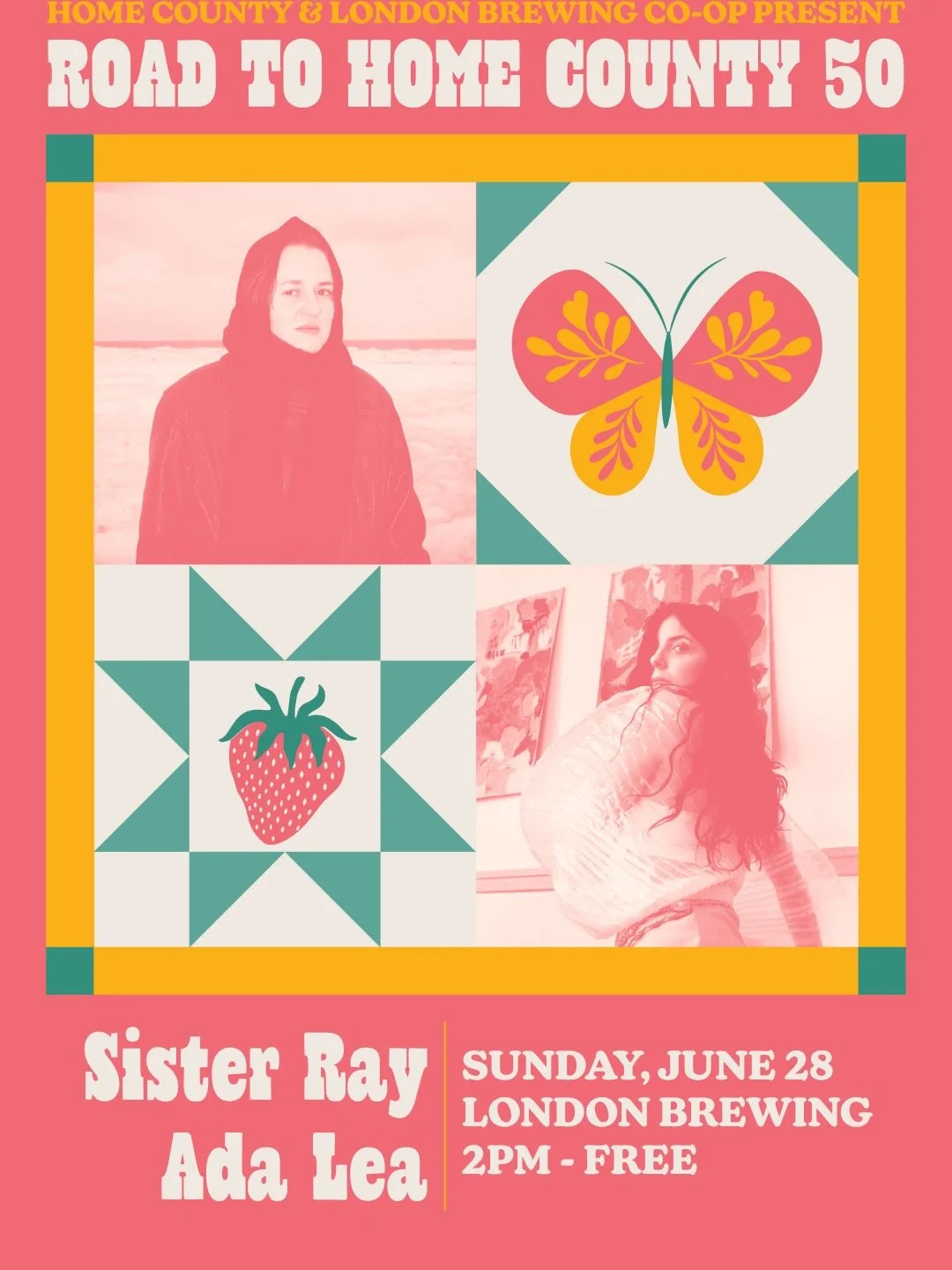 The Road to Home County 50 caps off with two amazing singer/songwriters: @sisterray780 and @adaleamusic!

Join us for a Sunday afternoon on the @londonbrewingca patio with good friends and great music!

🗓️ June 28
🕒2pm - 5pm
📍 @londonbrewingca 
🎟