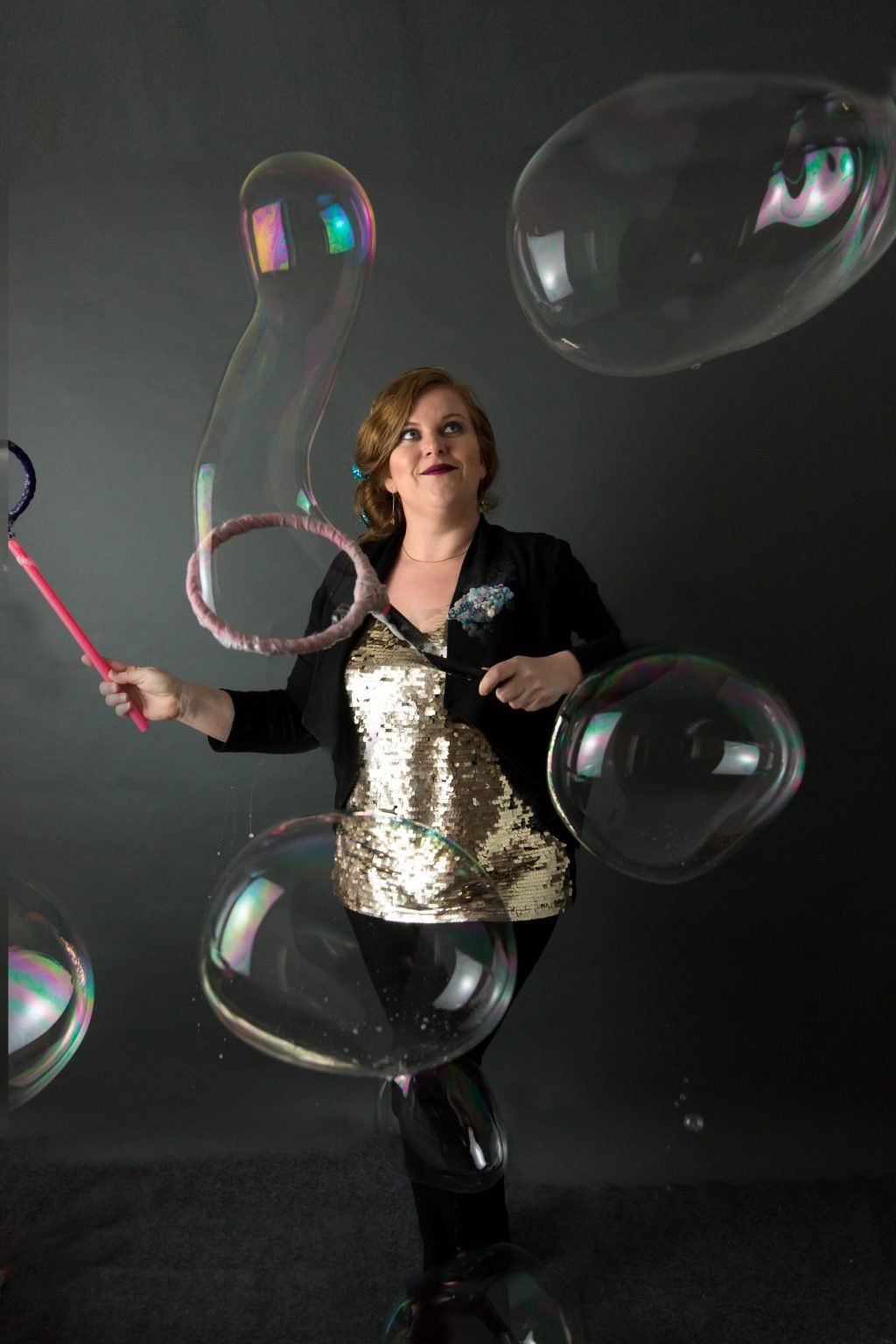 Bubbleology giant bubble show at Home County Music & Art Festival in London, Ontario