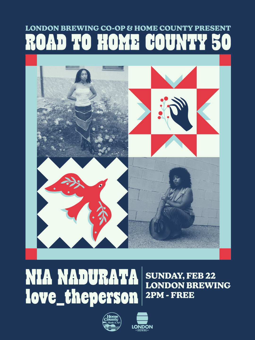 Road to Home County 50 performance with Nia Nadurata