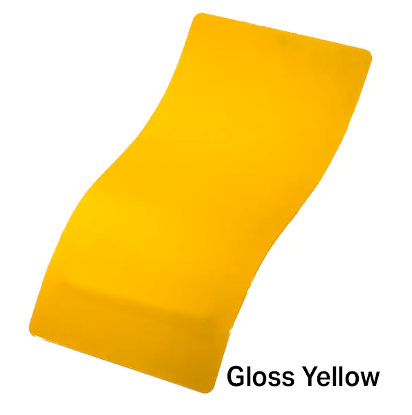gloss yellow powder coat