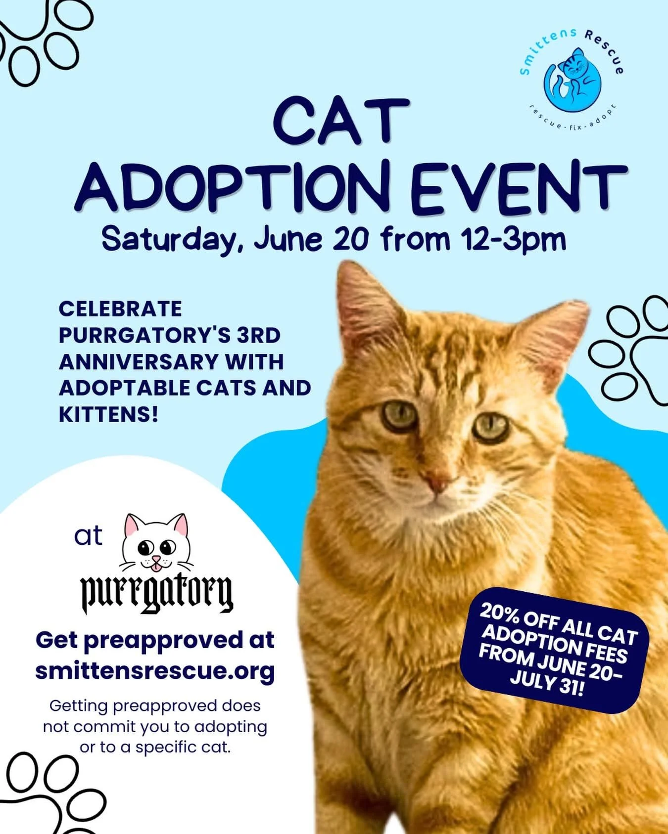 Purrgatory 3 Year Anniversary