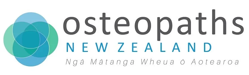 New Zealand Osteopath logo shows that this clinic is a member of the professional association