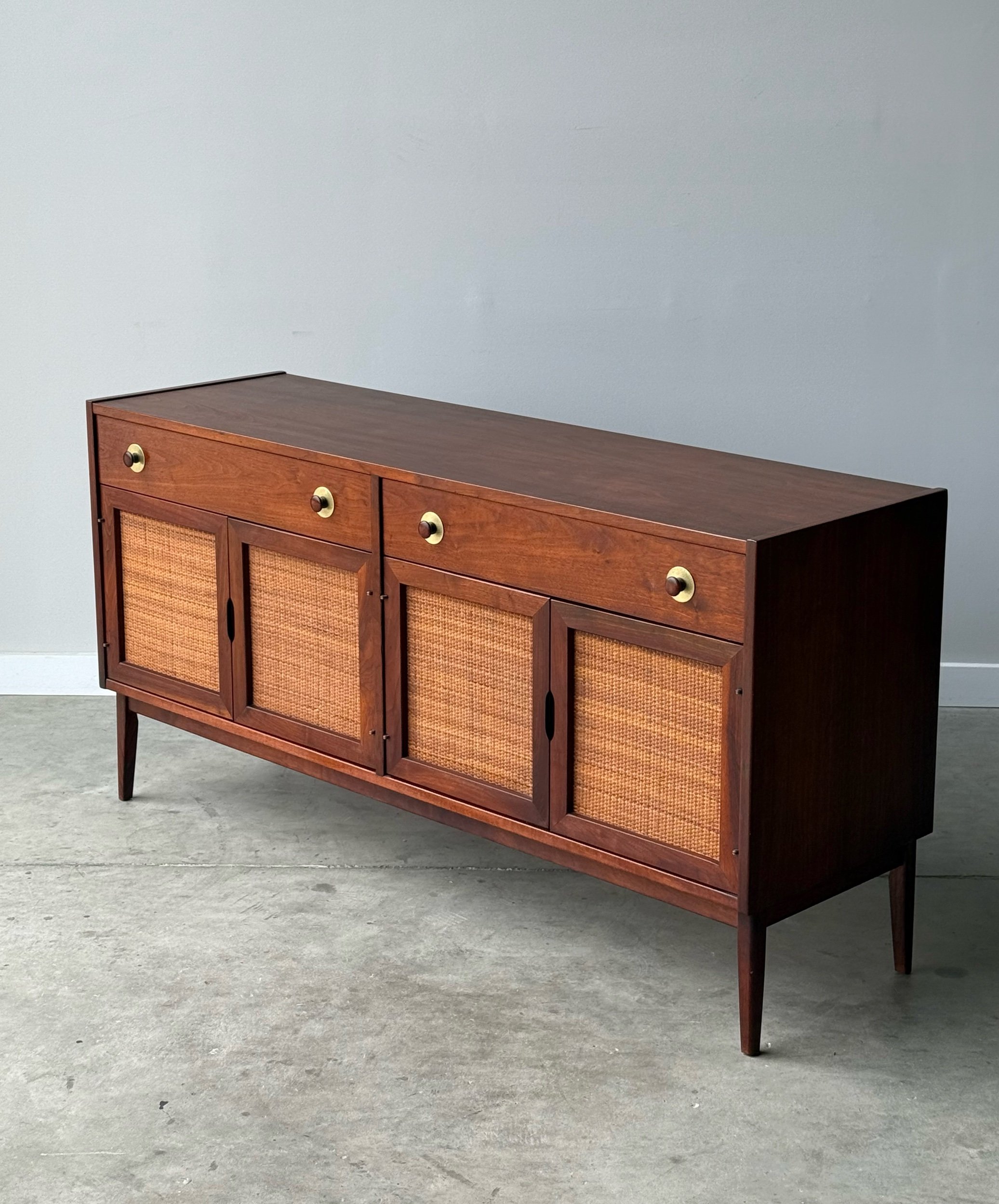 Photo of a mid-century credenza by Jack Cartwright for Founders, circa 1960s.