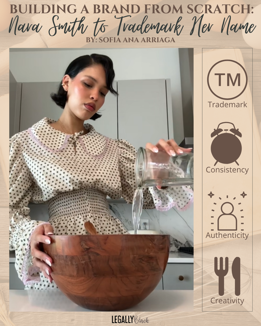 Building a Brand From Scratch: Nara Smith Applies to Trademark Her Name