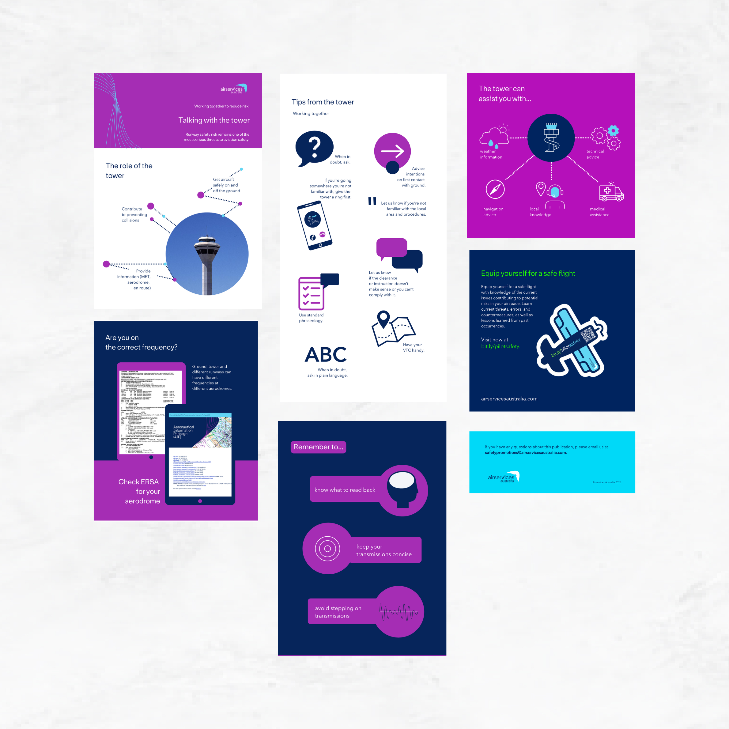 Pilot Safety Infographic #2 - Talking with the Tower