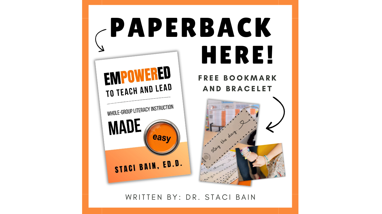 Paperback "Empowered to Teach and Lead: Whole-Group Literacy Instruction Made Easy"