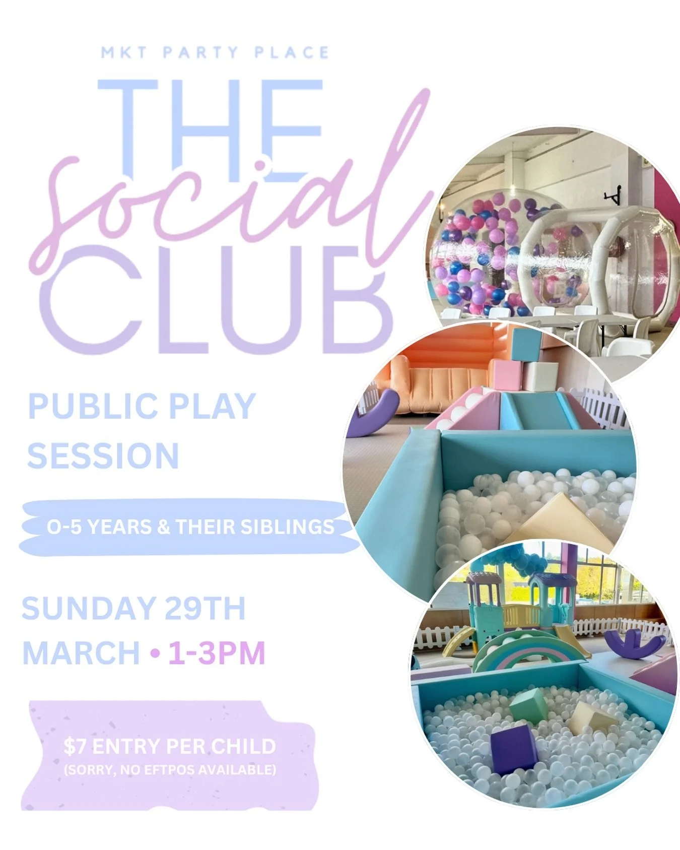 Did you know we have our own kids private party venue?

We recently started The Social Club where we currently have some kid and family fun events planned and public play sessions scheduled. 

Be sure to follow the @mkt_partyplace page to be kept in 